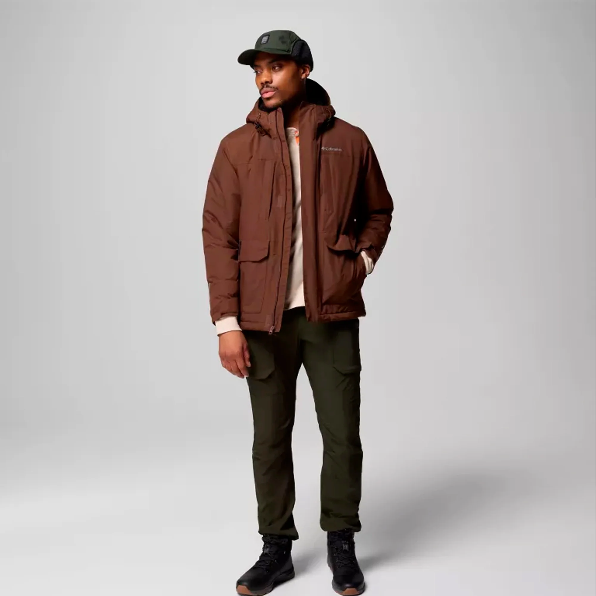 Columbia - Landroamer Sherpa Forret Herre Jakke // Tobacco - Image 9