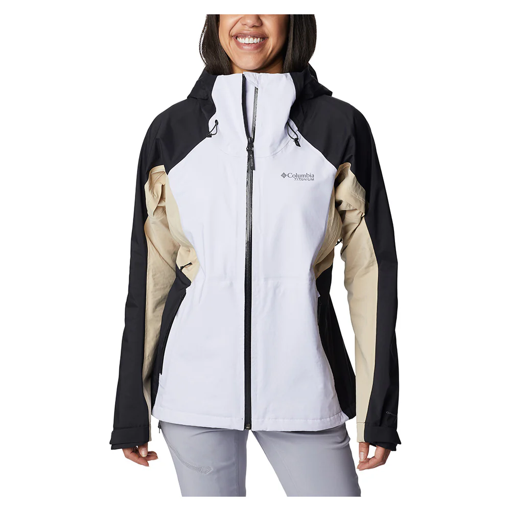 Columbia - Mazama Trail Dame Skaljakke // Hvid/Sort