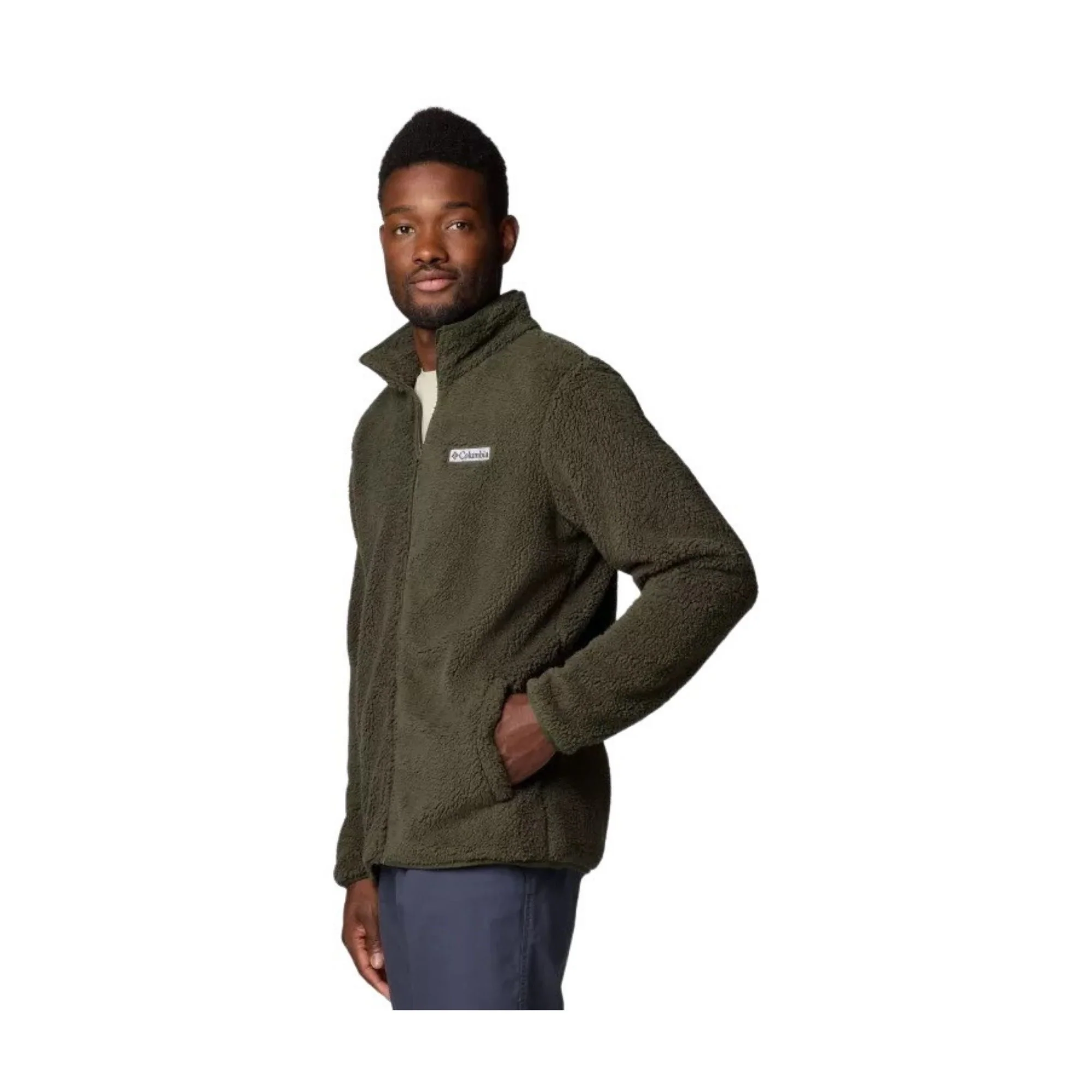 Columbia - Rugged Ridge III Sherpa Full Zip // Olivengrøn - Image 4