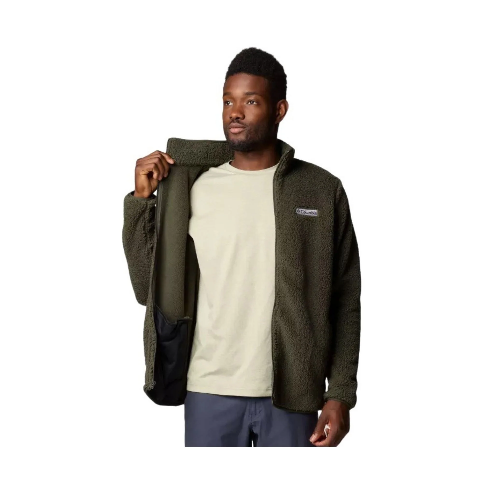 Columbia - Rugged Ridge III Sherpa Full Zip // Olivengrøn - Image 5