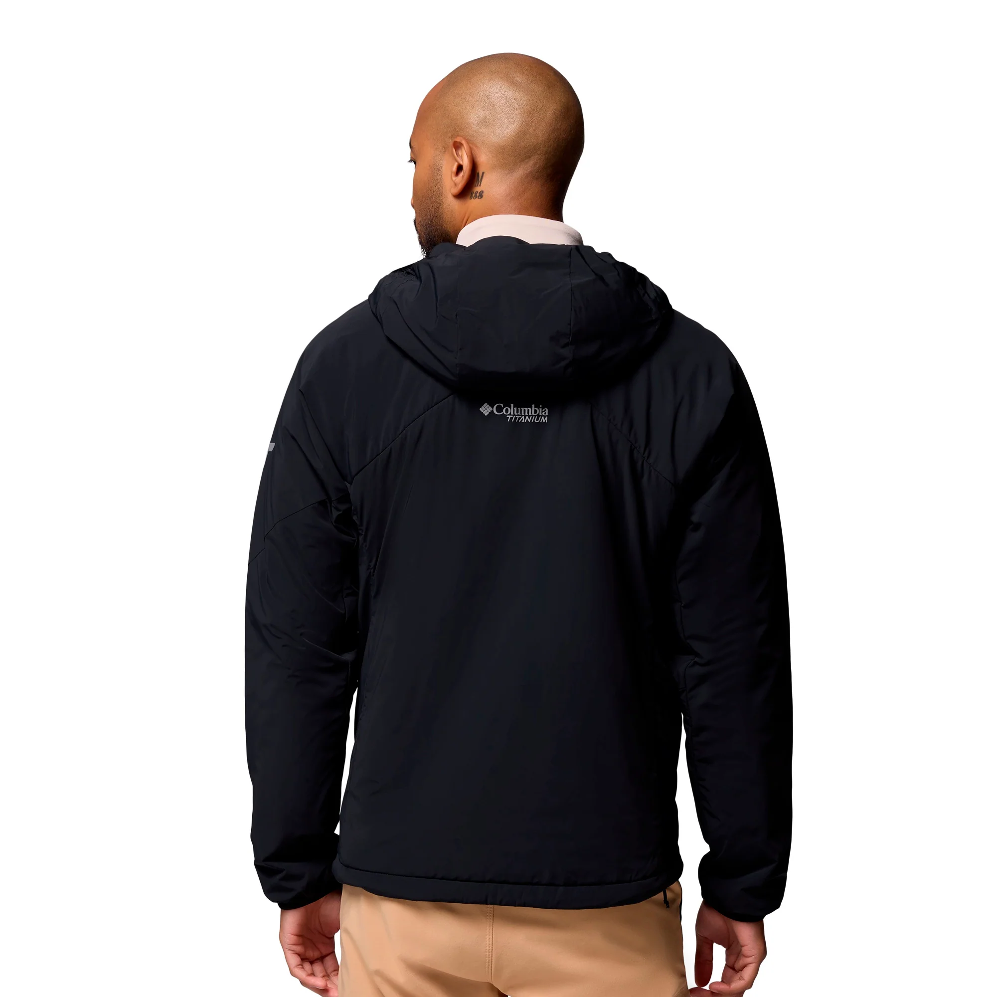 Columbia - Silver Leaf Lite Hooded Herrejakke // Sort - Image 6