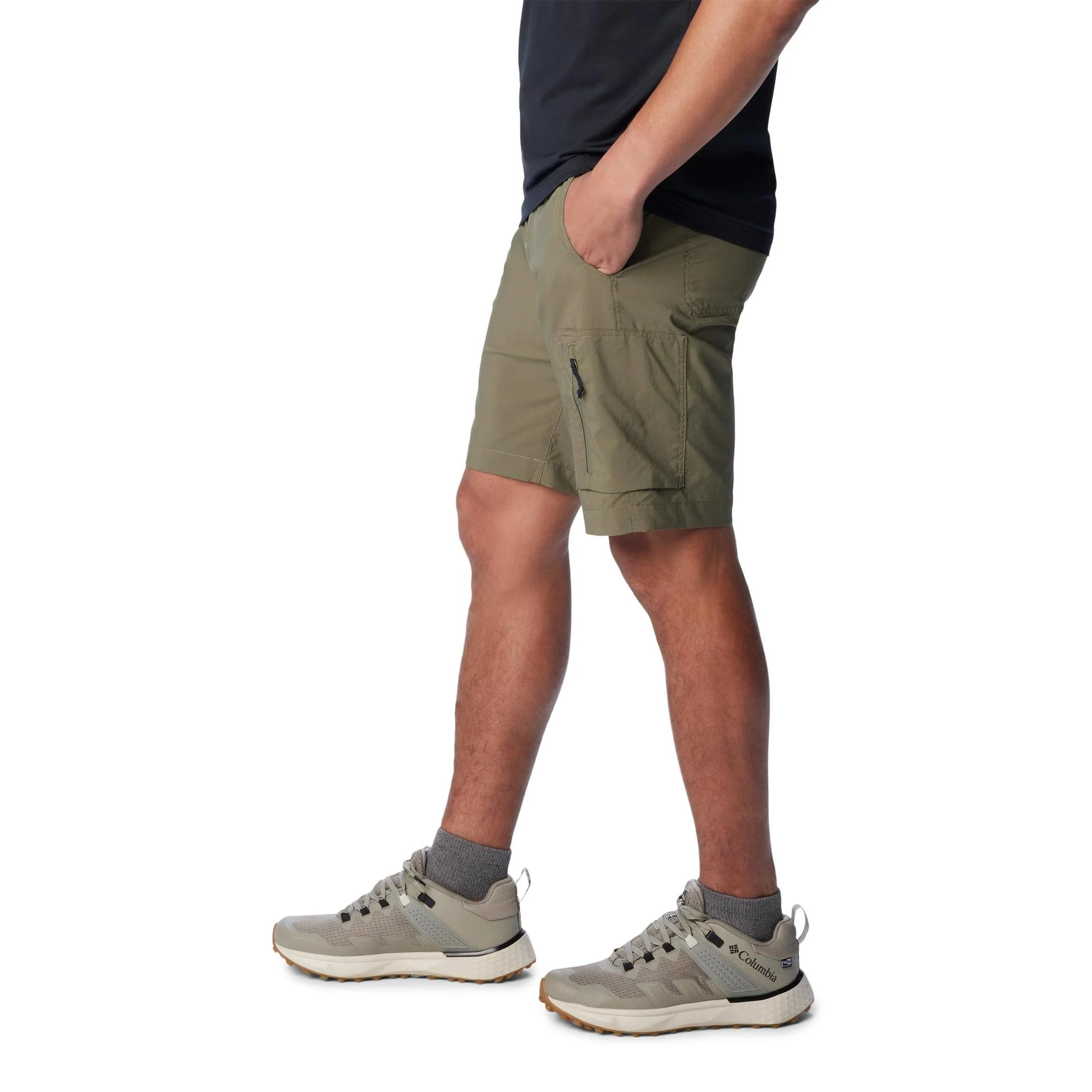 Columbia - Silver Ridge Utility Cargo Shorts // Stone Green - Image 4