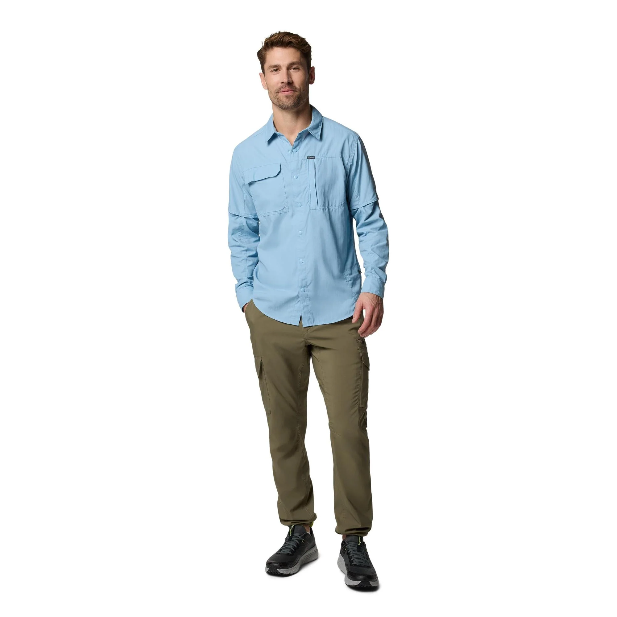 Columbia - Skien Valley Cargo Hiking Bukser // Stone Green - Image 8