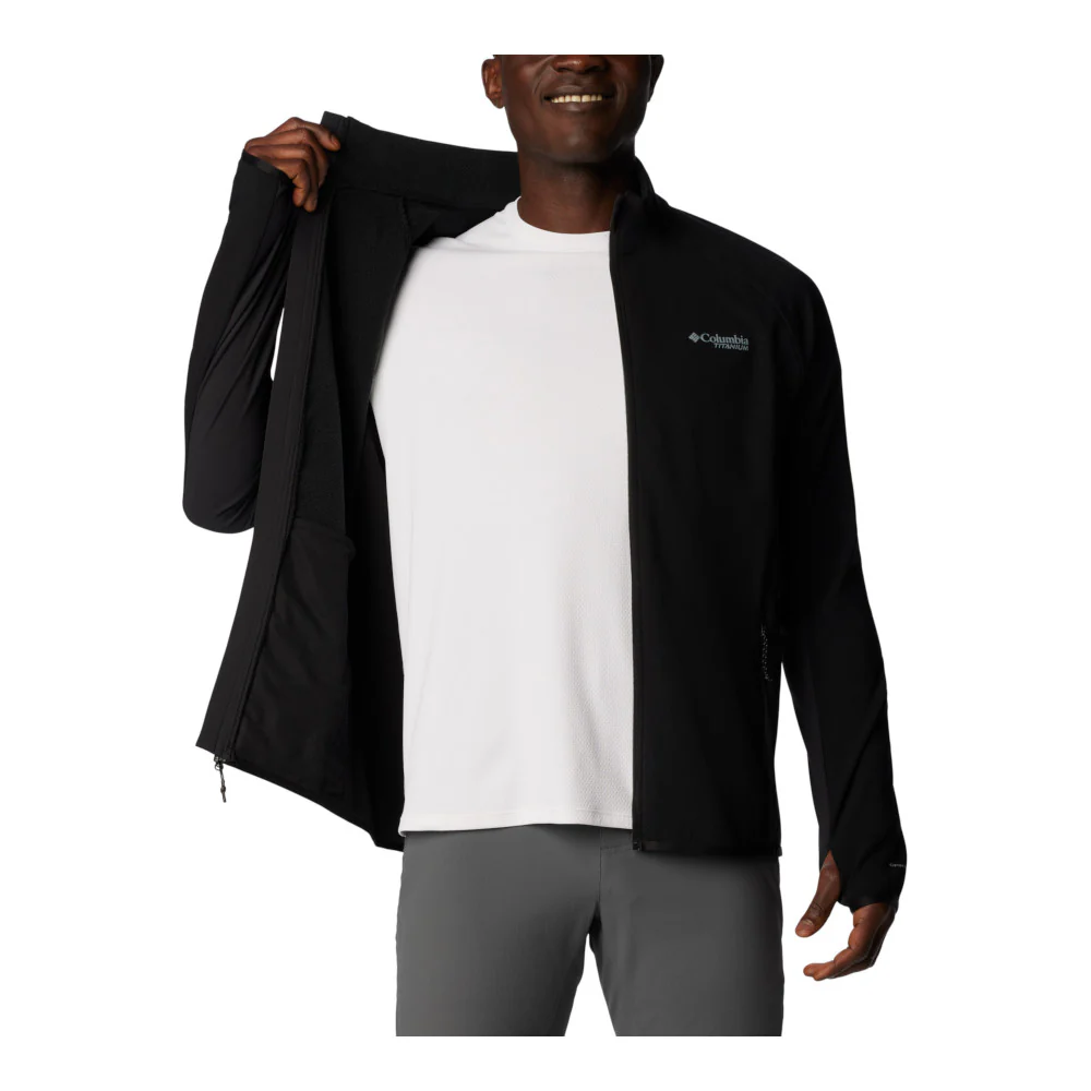 Columbia - Spectre Ridge Full Zip Tech Herre Fleece // Sort - Image 3