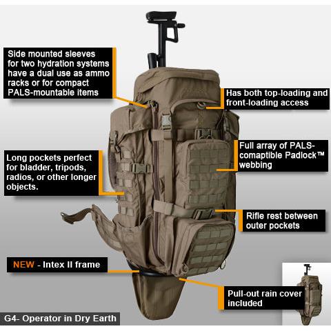 Eberlestock - Operator Pack Rygsæk 97,5L // Coyote Brown - Image 2