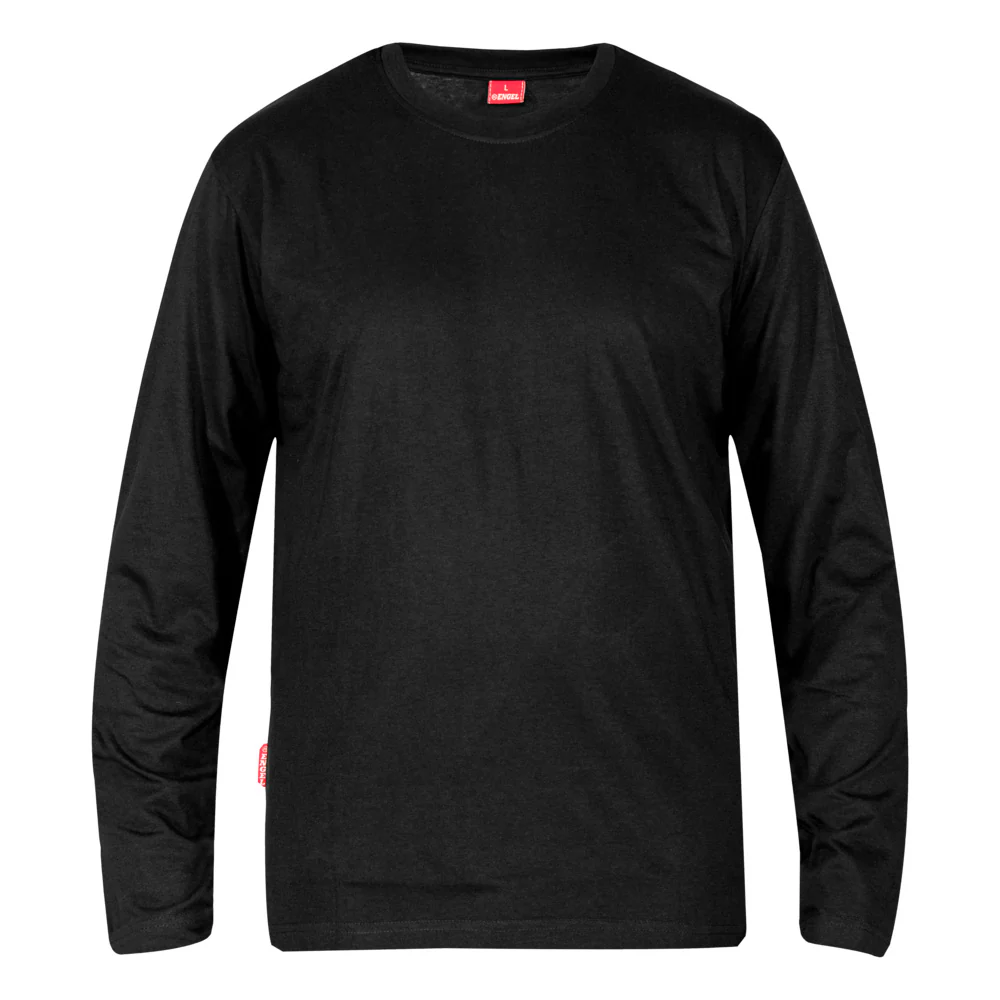 Engel Workwear - Extend Langærmet T-shirt // Sort