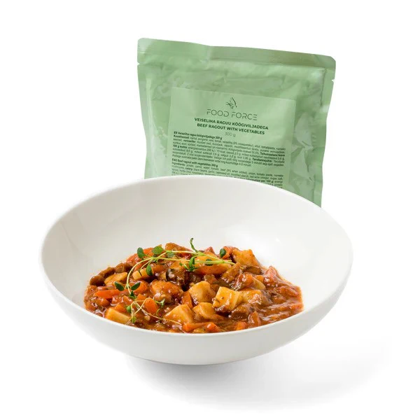 Food Force - Ragout Med Oksekød og Grøntsager 300 g (210 kcal)