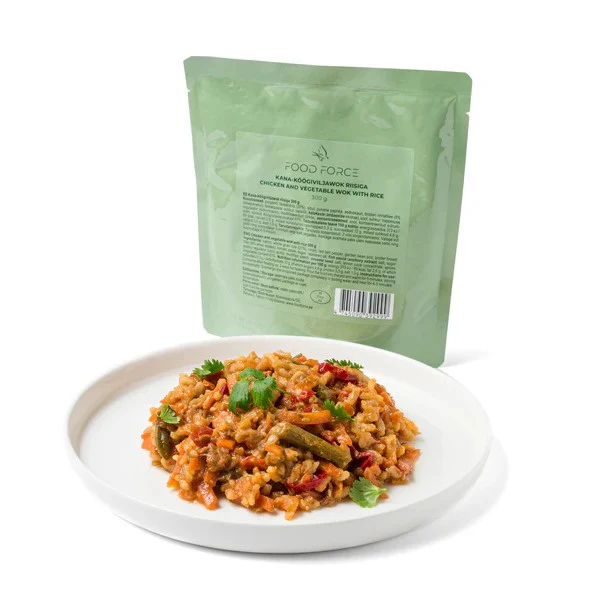 Food Force - Wok Med Kylling, Ris og Grøntsager 300 g (267 kcal)