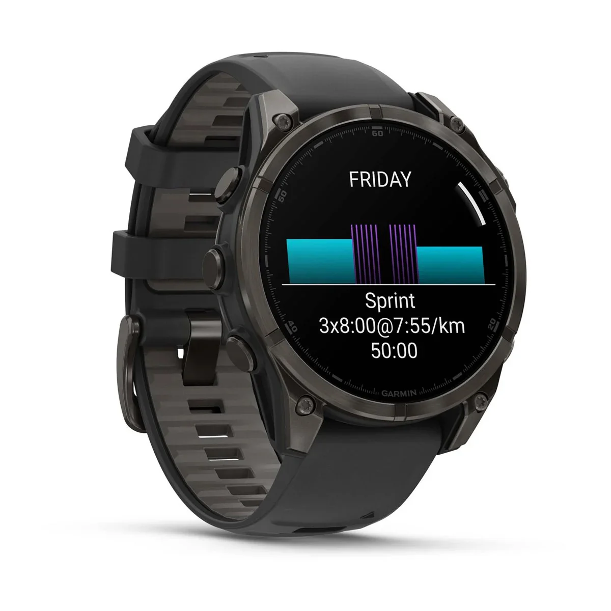 Garmin - Fenix 8 Amoled Smartwatch 47 mm Pebble Grey GPS Ur - Image 12
