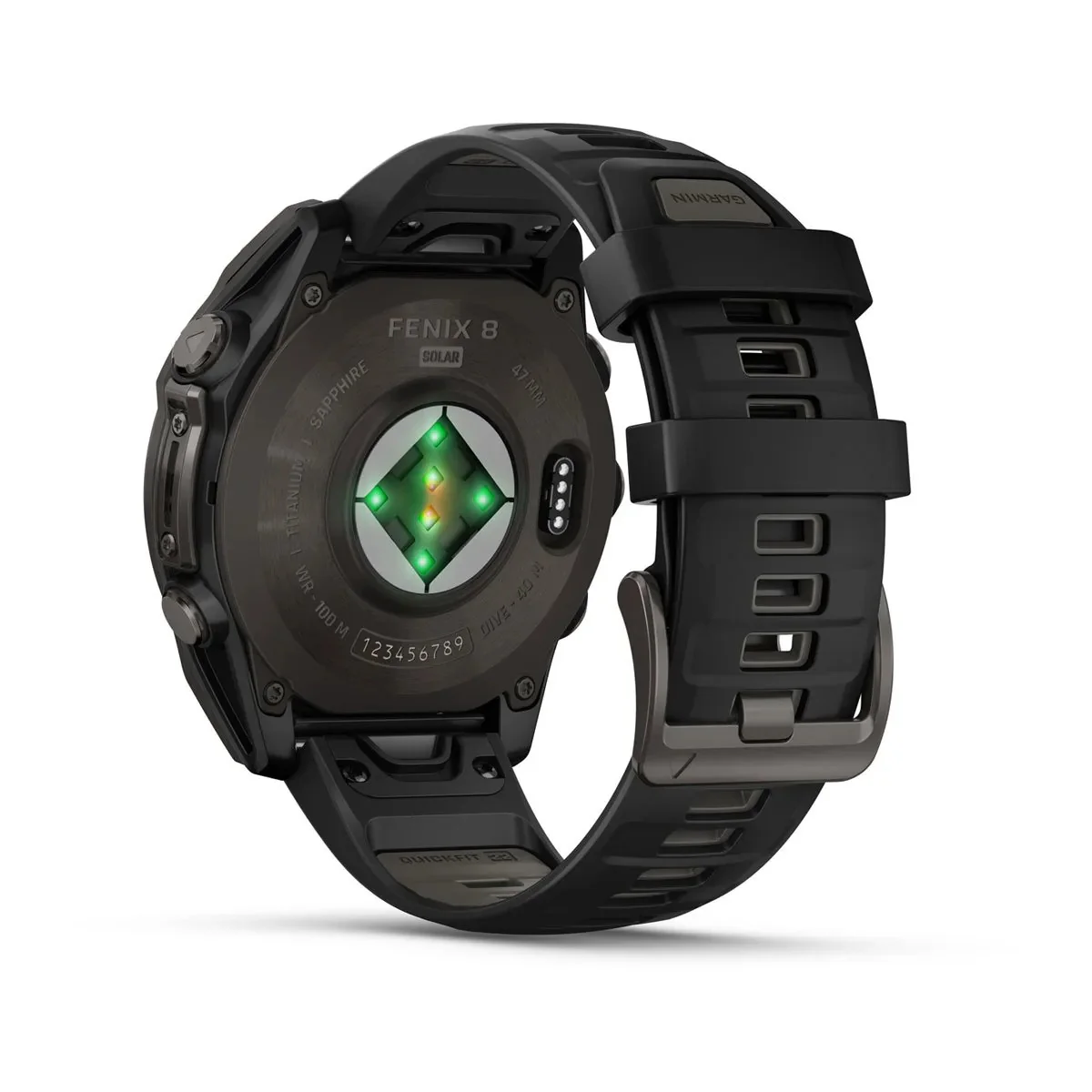 Garmin - Fenix 8 Sapphire Solar 47 mm Pebble Grey GPS Ur - Image 10