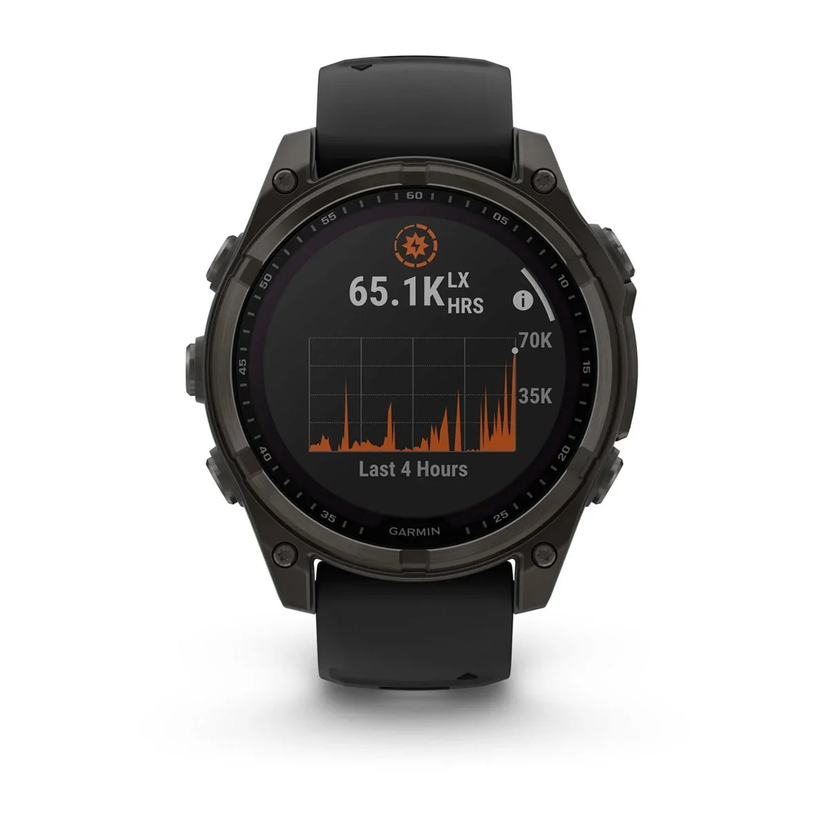 Garmin - Fenix 8 Sapphire Solar 47 mm Pebble Grey GPS Ur - Image 11