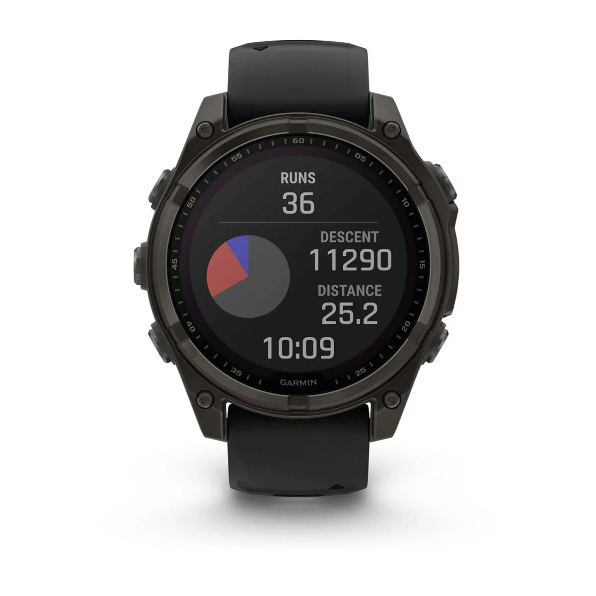 Garmin - Fenix 8 Sapphire Solar 47 mm Pebble Grey GPS Ur - Image 3
