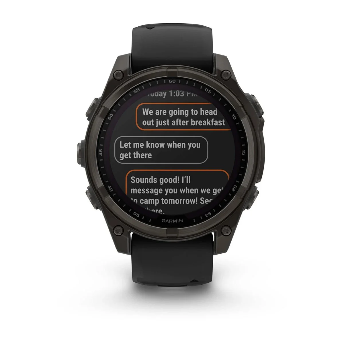 Garmin - Fenix 8 Sapphire Solar 47 mm Pebble Grey GPS Ur - Image 4