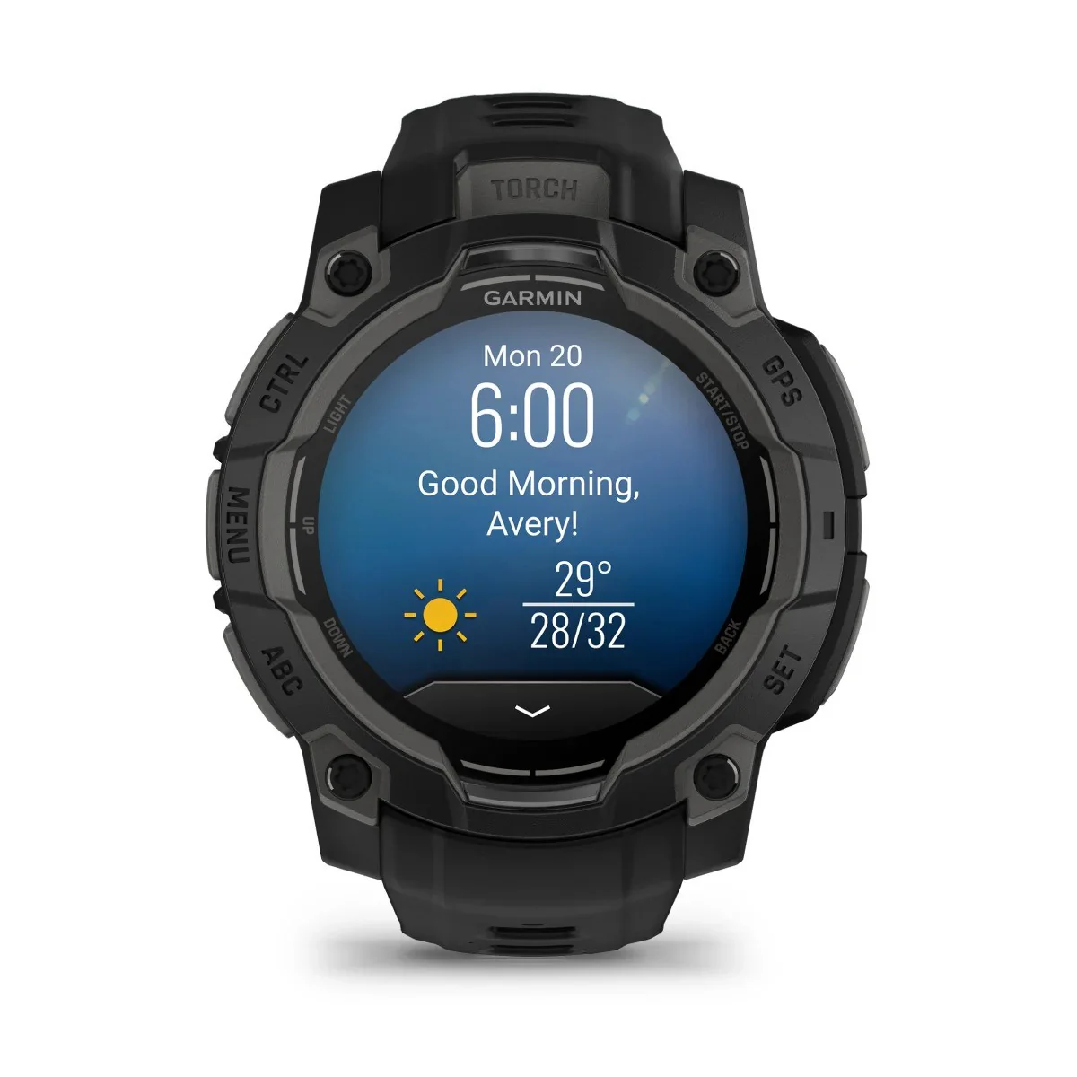 Garmin - Instinct 3 Amoled 45 mm Smartwatch // Sort - Image 11