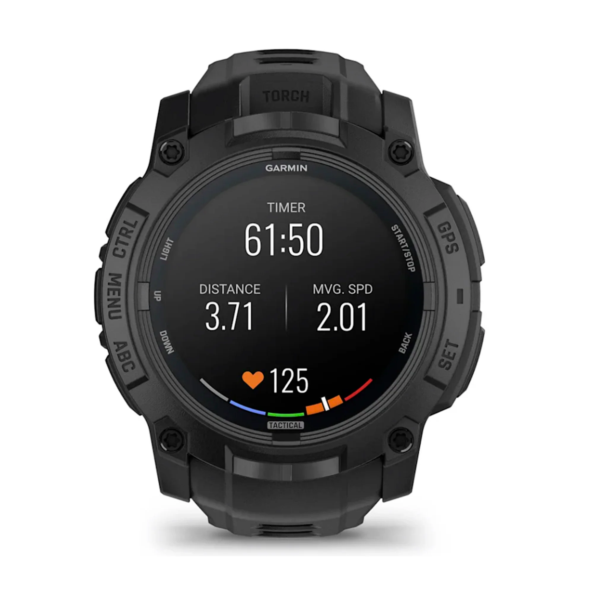 Garmin - Instinct 3 AMOLED 50 mm TACTICAL Smartwatch // Sort - Image 6