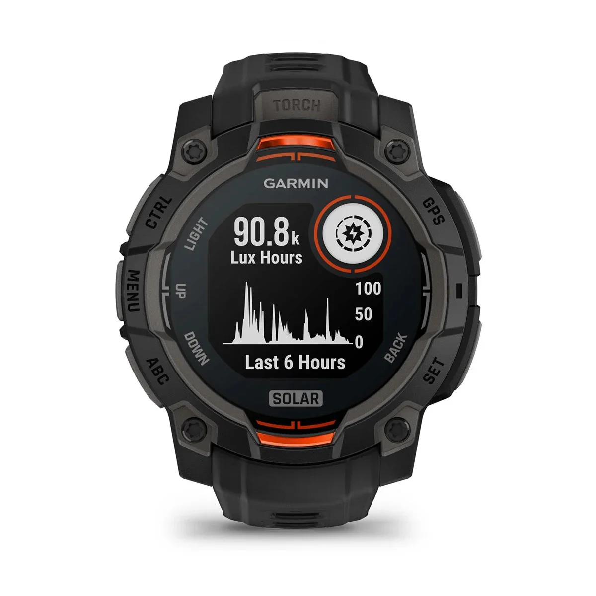 Garmin - Instinct 3 Solar 45 mm Smartwatch // Sort - Image 2