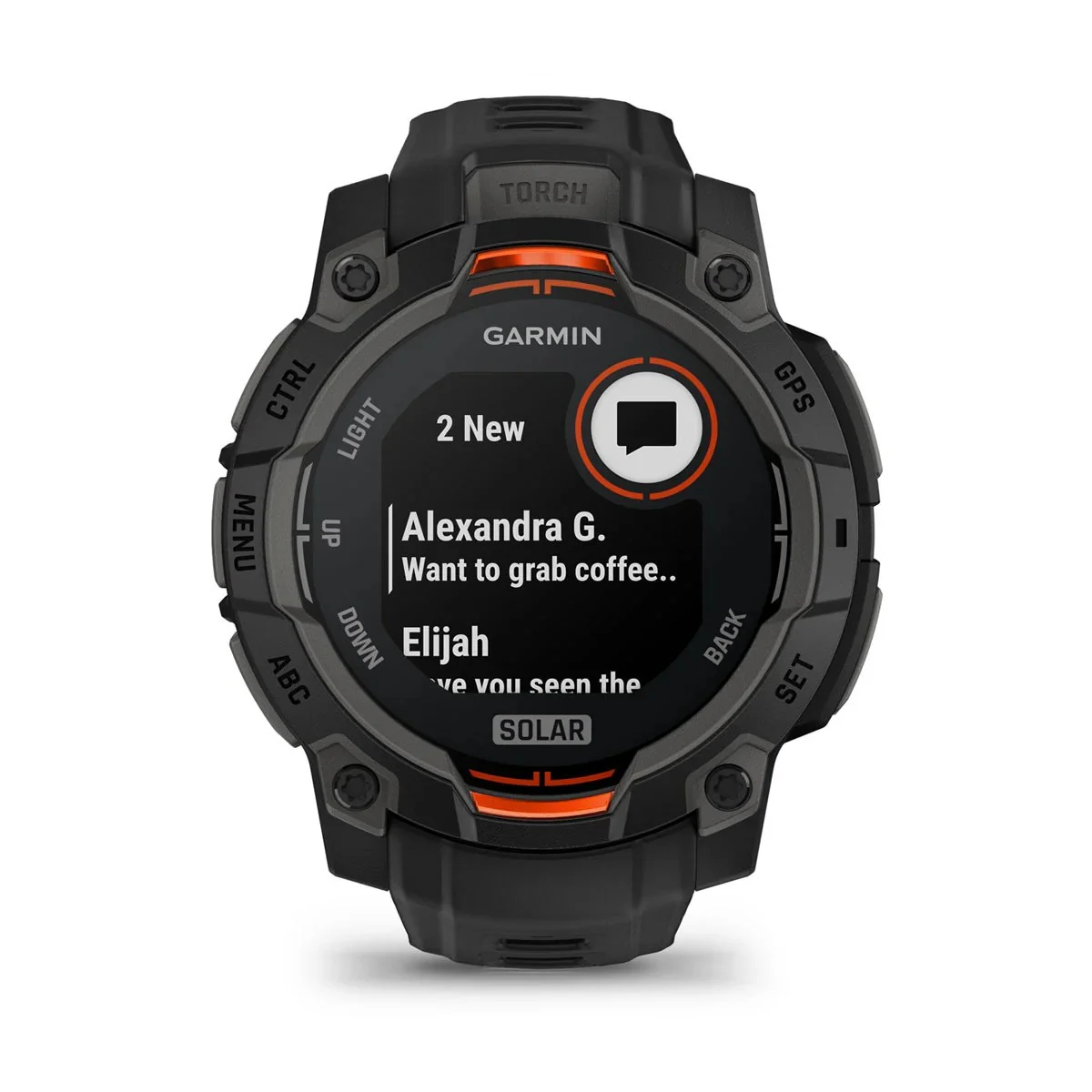Garmin - Instinct 3 Solar 45 mm Smartwatch // Sort - Image 4