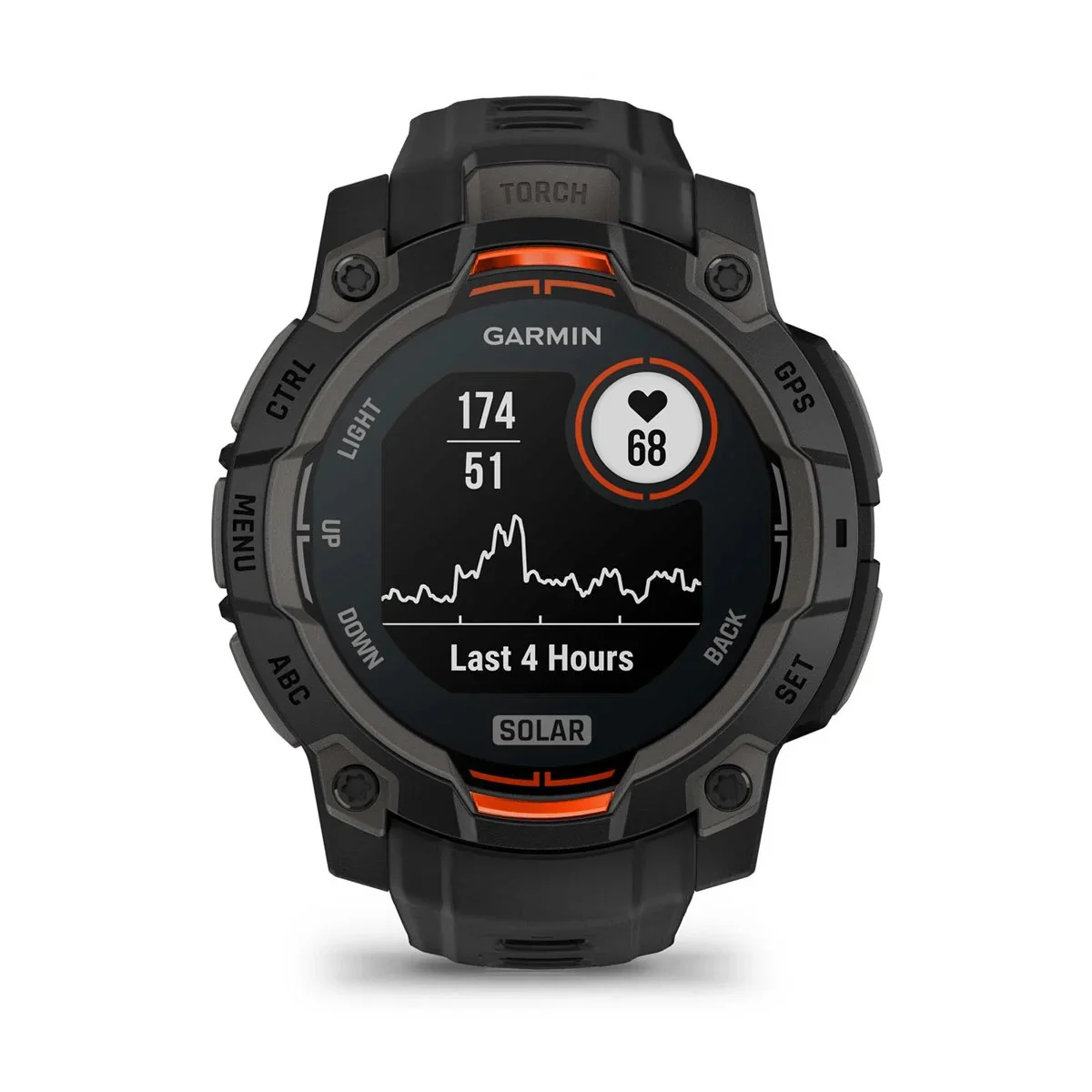 Garmin - Instinct 3 Solar 45 mm Smartwatch // Sort - Image 8
