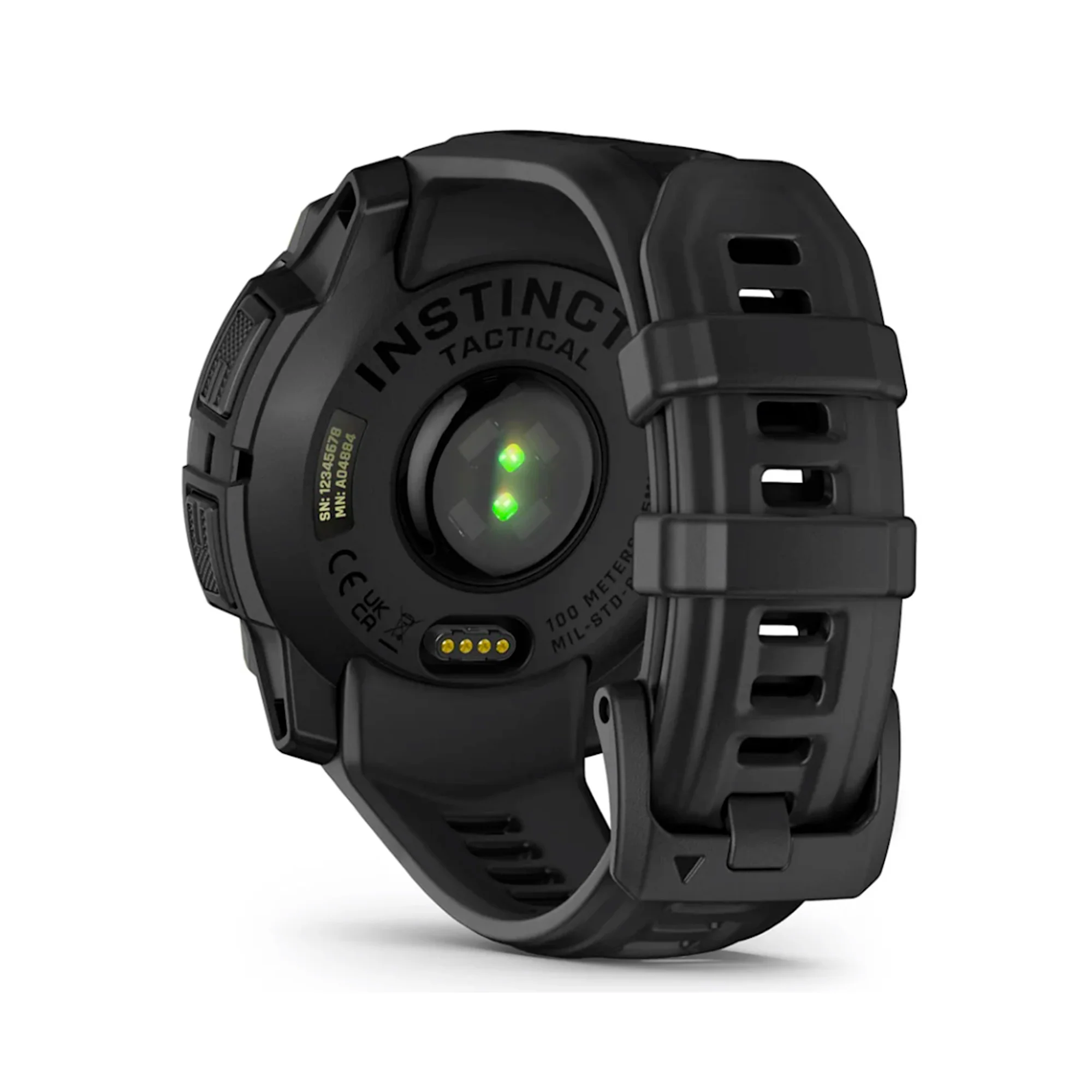 Garmin - Instinct 3 Solar 45 mm TACTICAL Smartwatch // Sort - Image 3