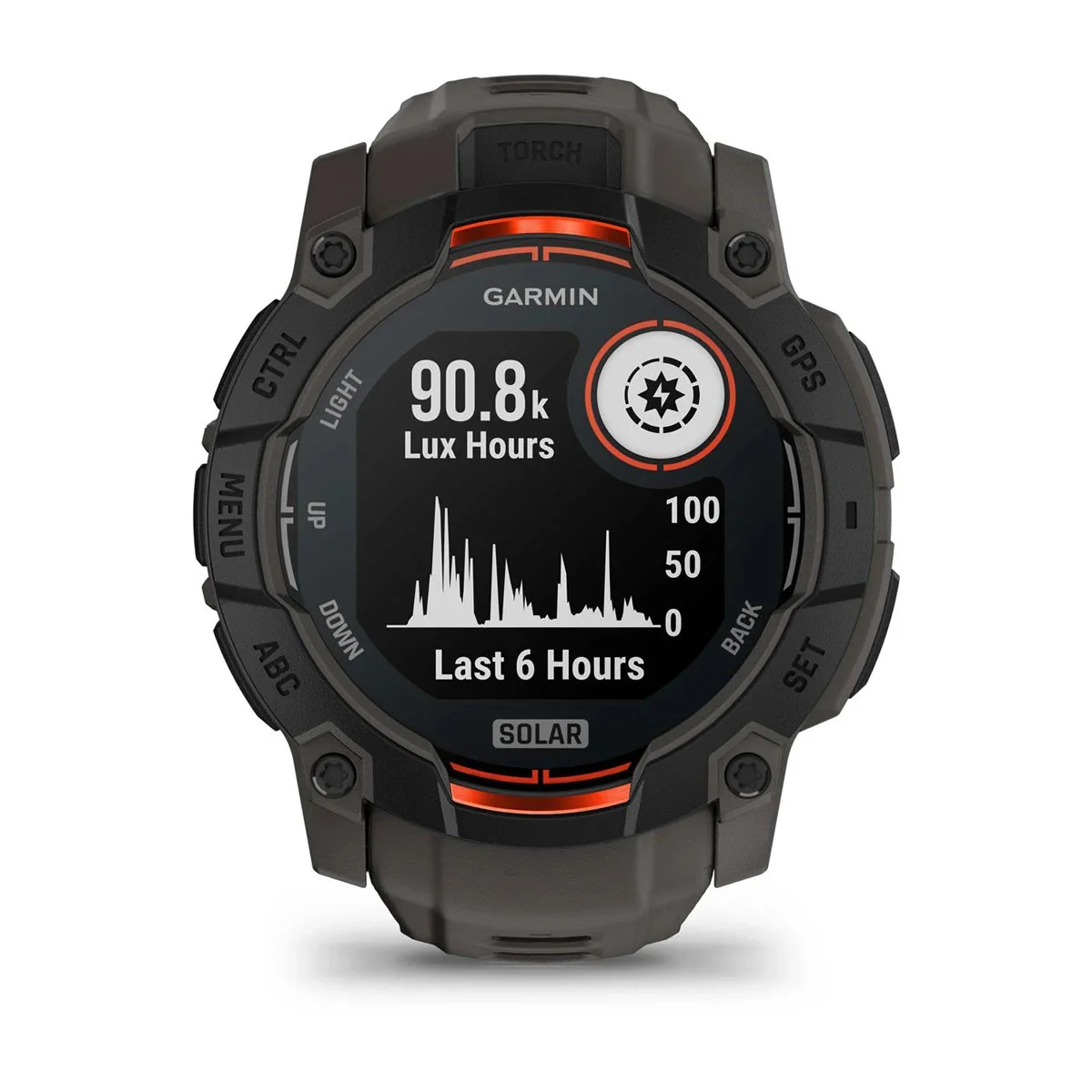 Garmin - Instinct 3 Solar 50 mm Smartwatch // Sort/Charcoal - Image 2