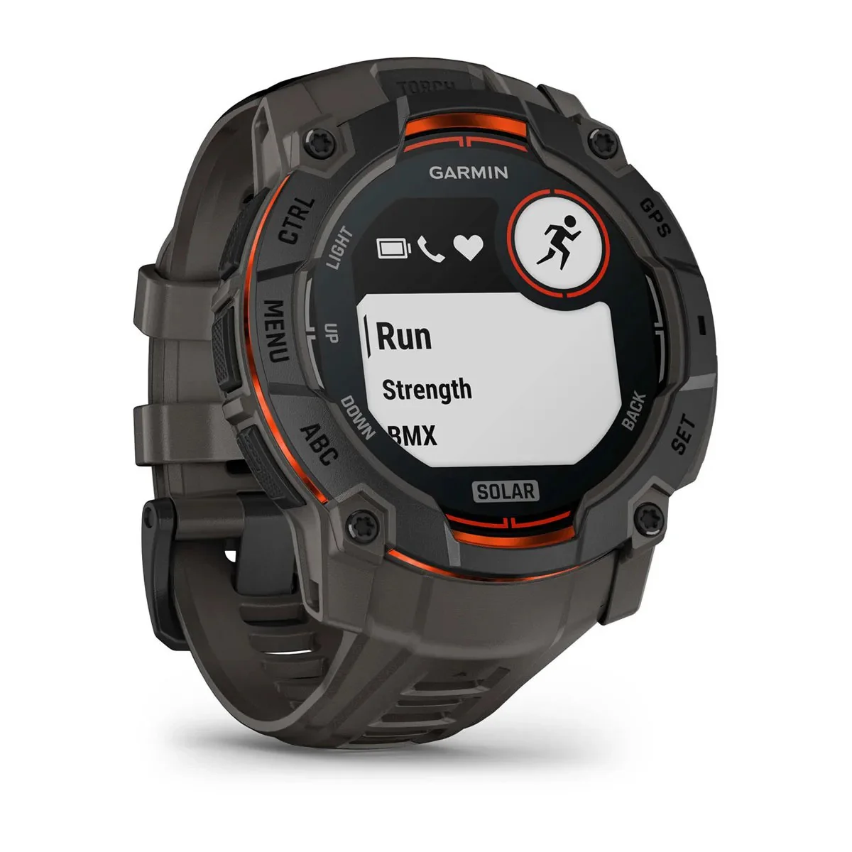 Garmin - Instinct 3 Solar 50 mm Smartwatch // Sort/Charcoal - Image 3