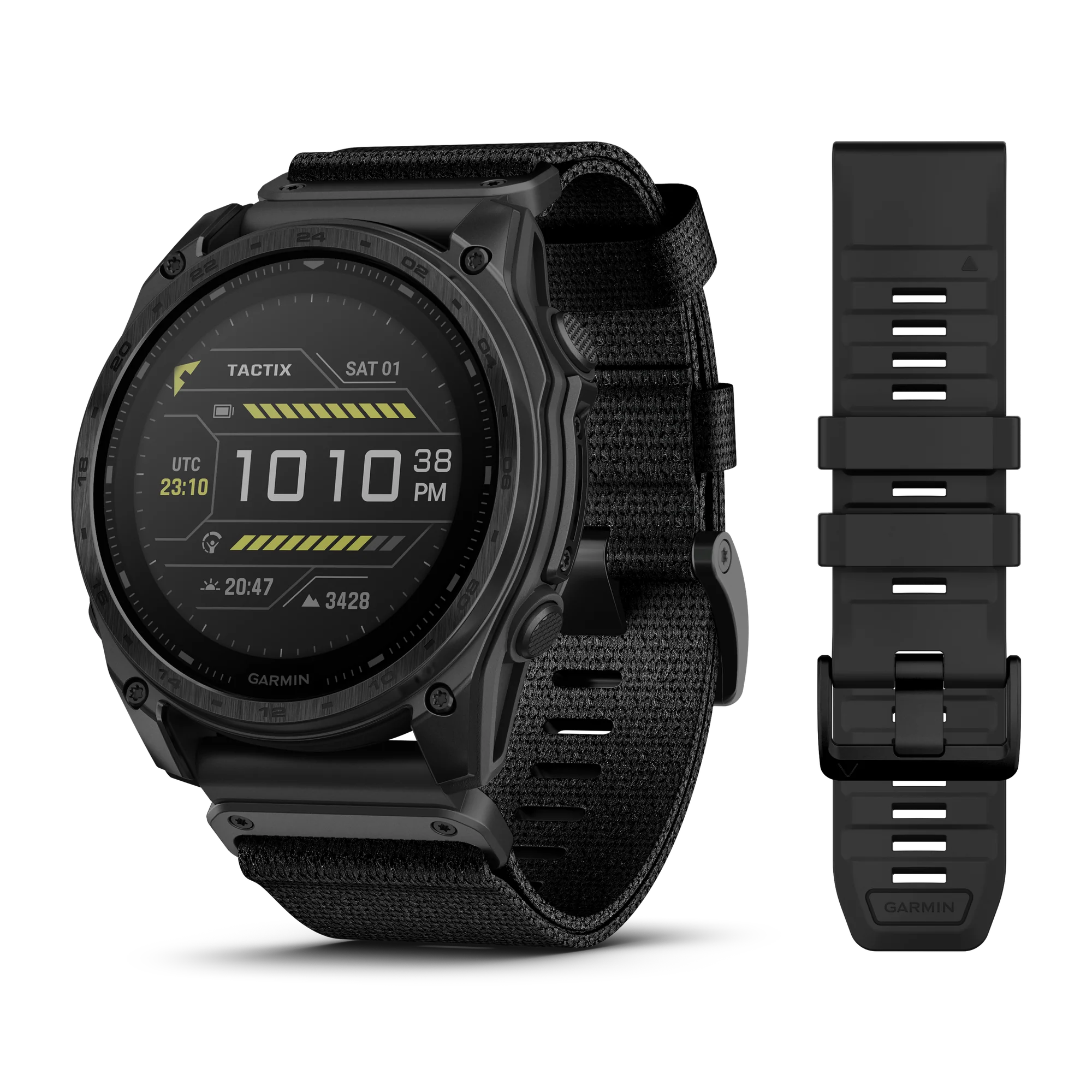 Garmin - Tactix 8 Solar Elite 51mm GPS Ur