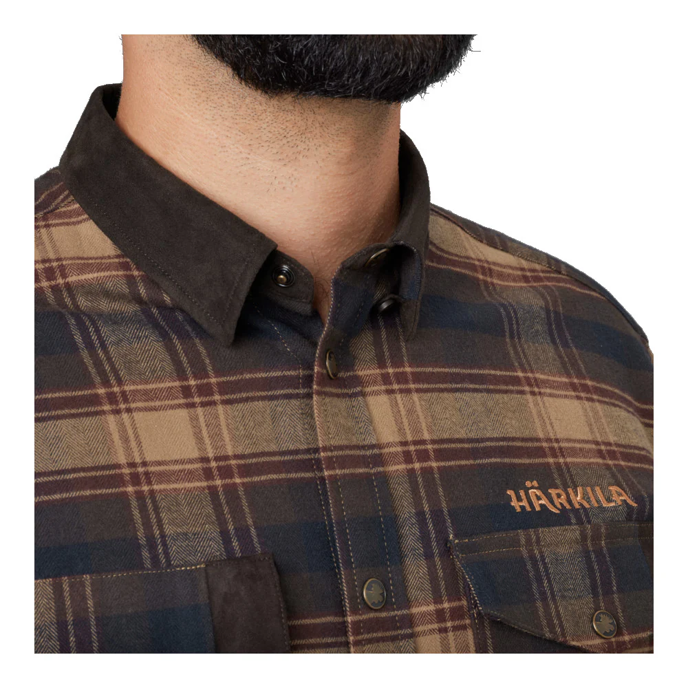 Härkila - Aivak Herre Skjorte // Brun - Image 7