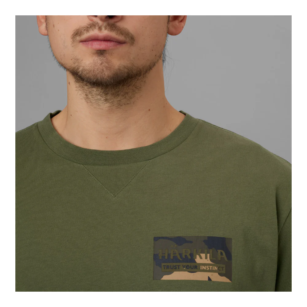 Härkila - Core Herre T-shirt  // Olivengrøn - Image 3