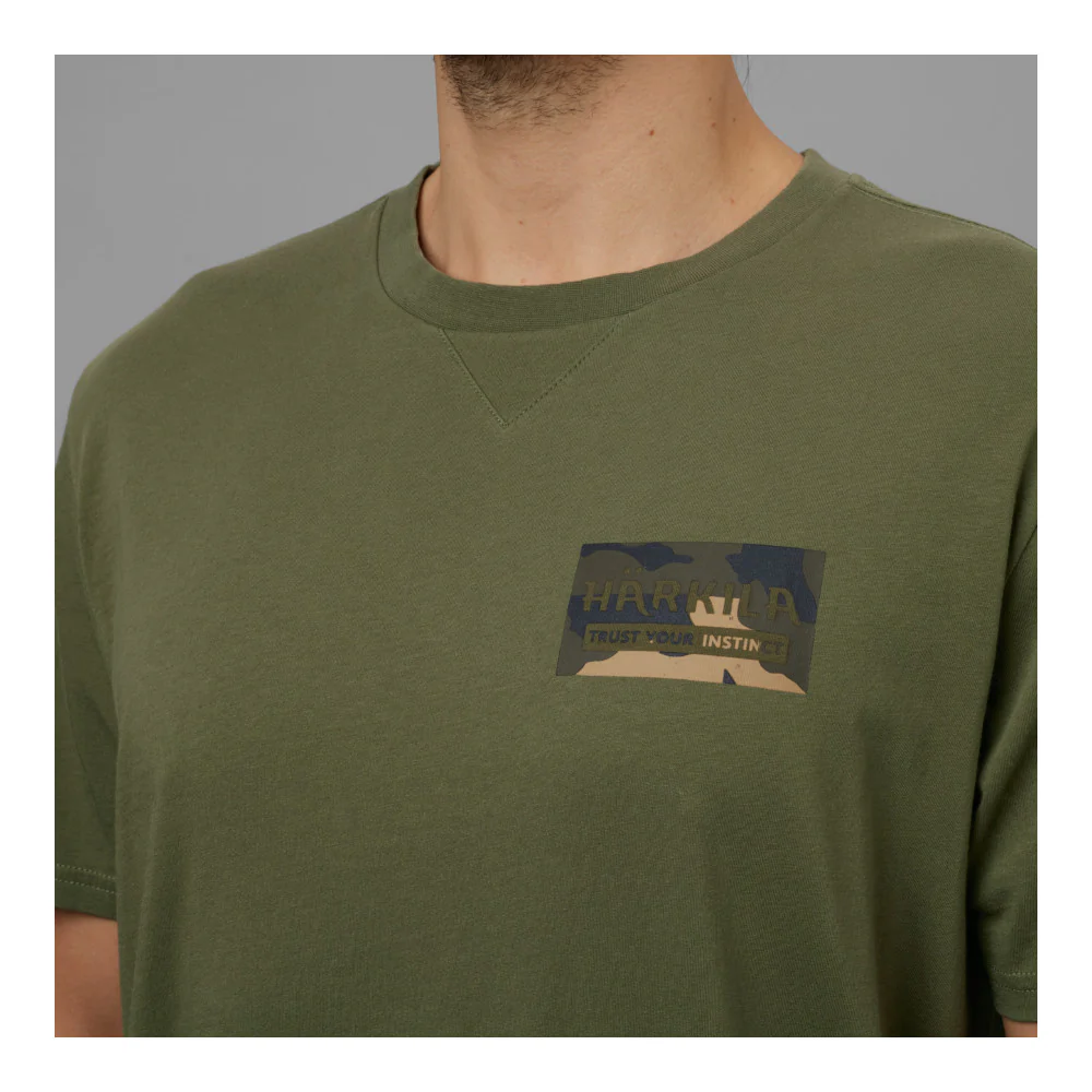 Härkila - Core Herre T-shirt  // Olivengrøn - Image 4