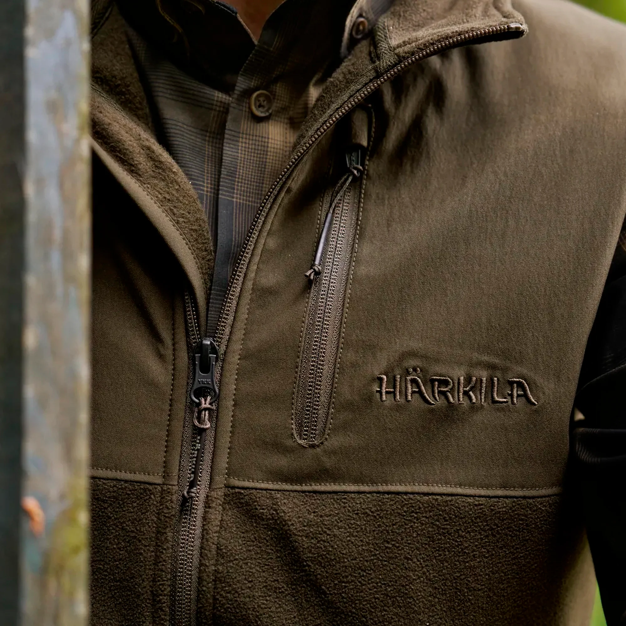 Härkila - Fjell Fleece Veste // Hunting Green / Willow Green - Image 4