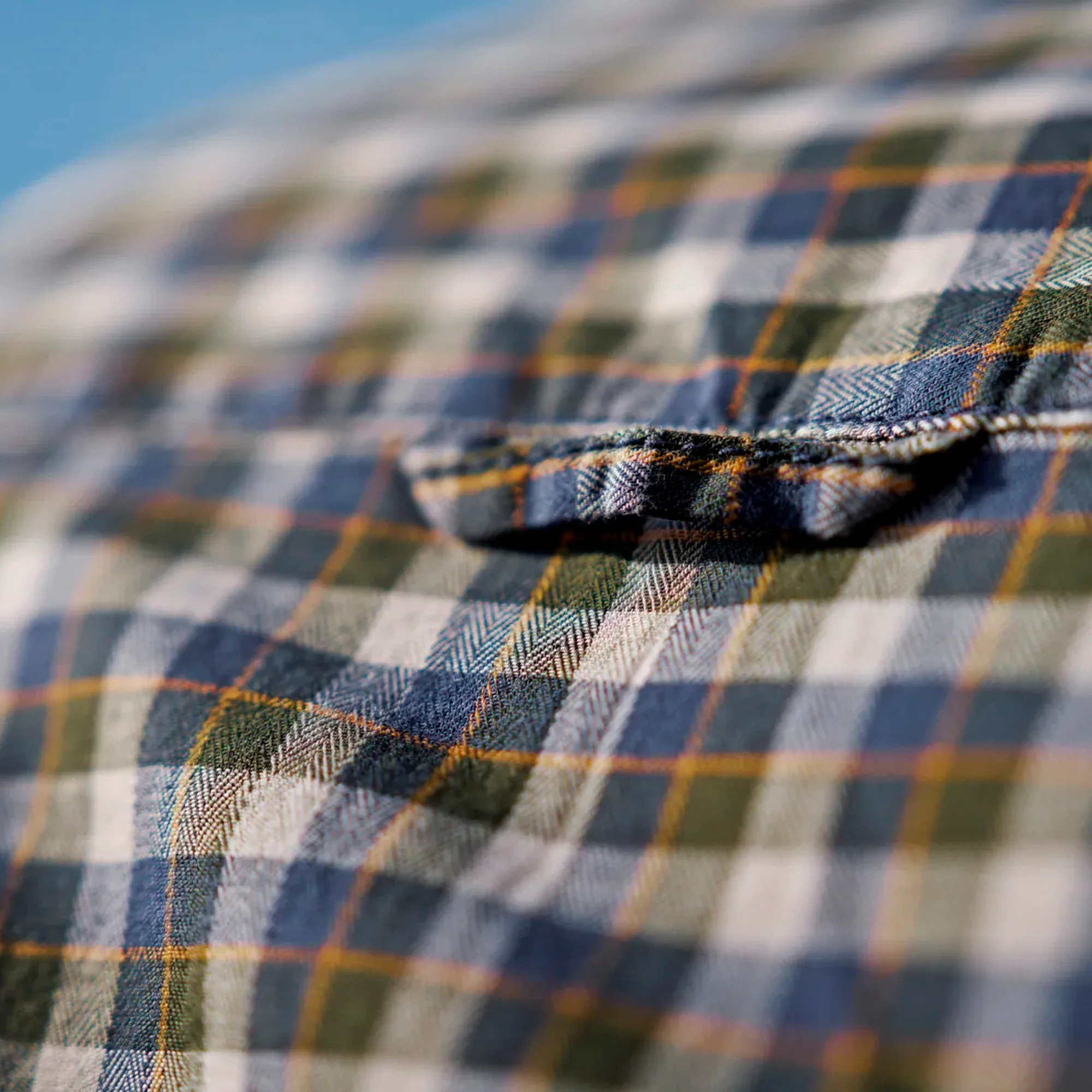 Härkila - Fjell S/S-skjorte // Naval Blue Check - Image 3