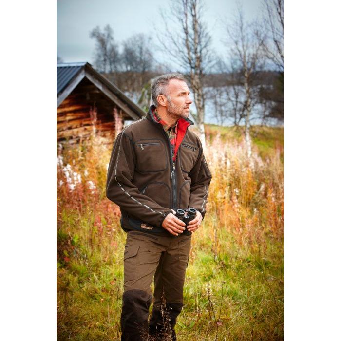 Härkila - Kamko Fleece // Brun / Rød - Image 5