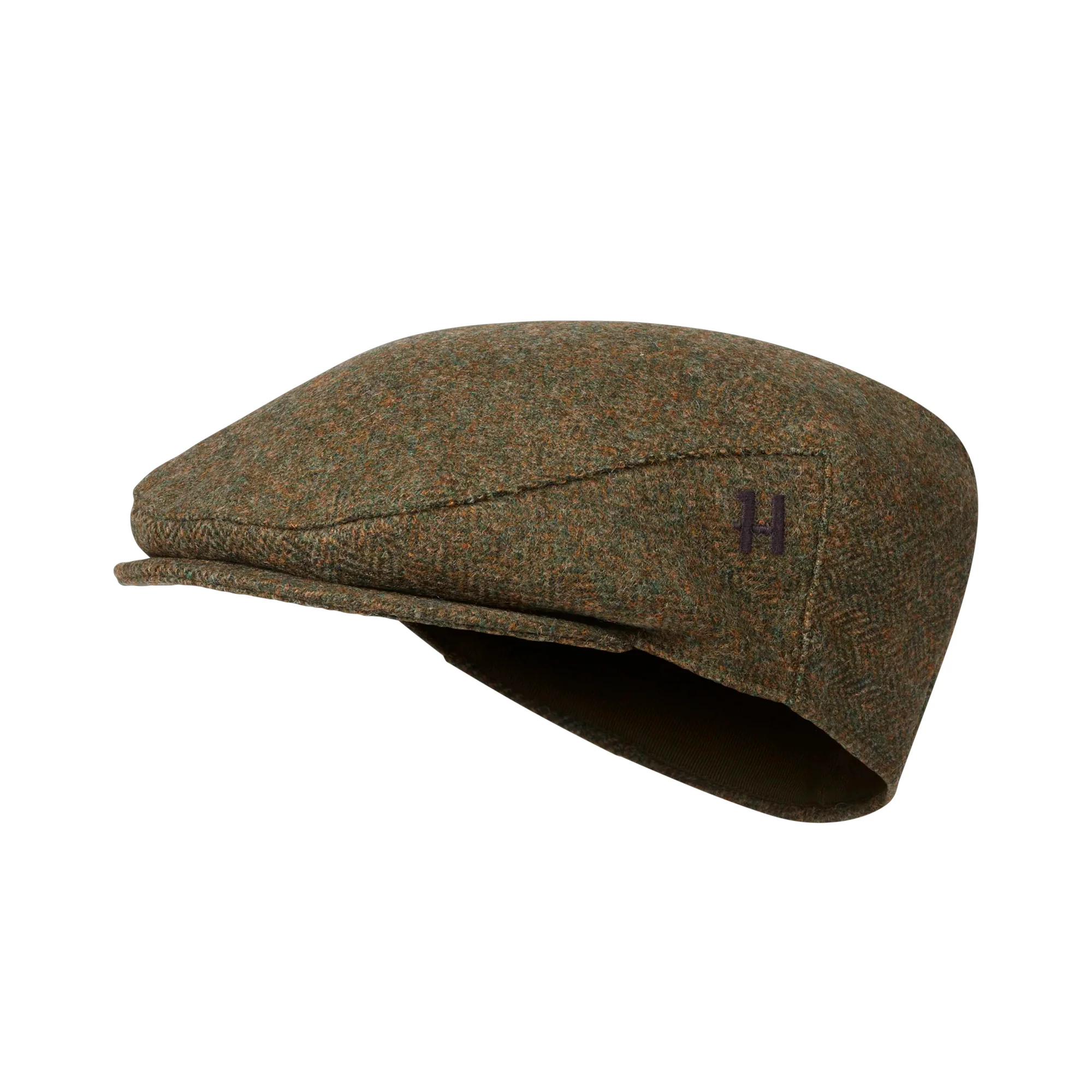 Härkila - Kenmore Cl. Flat Cap // Forest Green / Herringbone