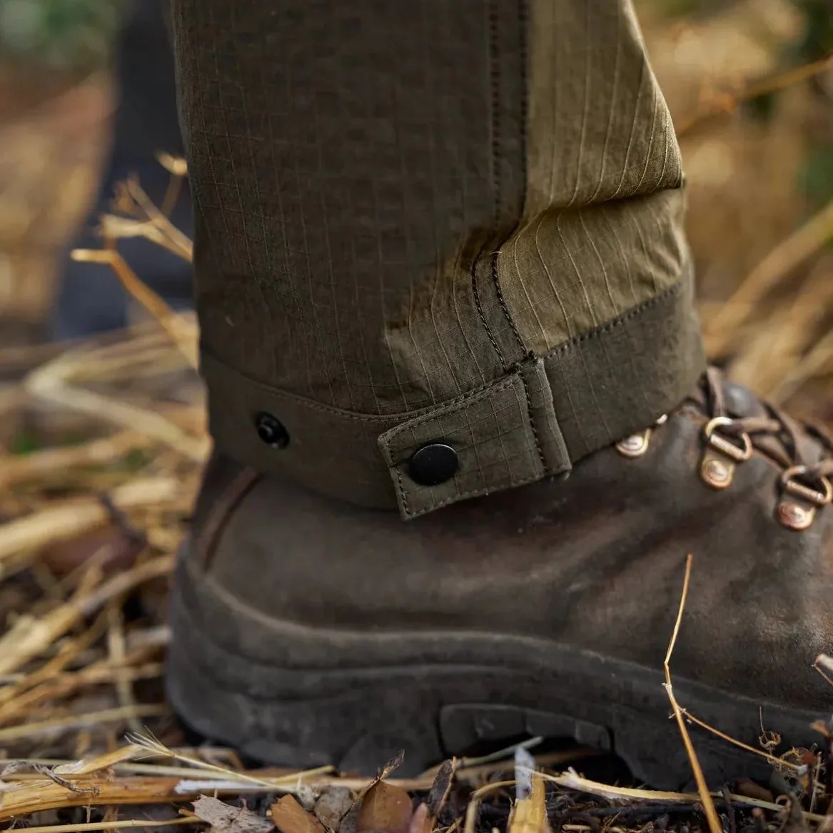 Härkila - Logmar Lightweight Zip-off Bukser // Dark Olive / Willow Green - Image 4