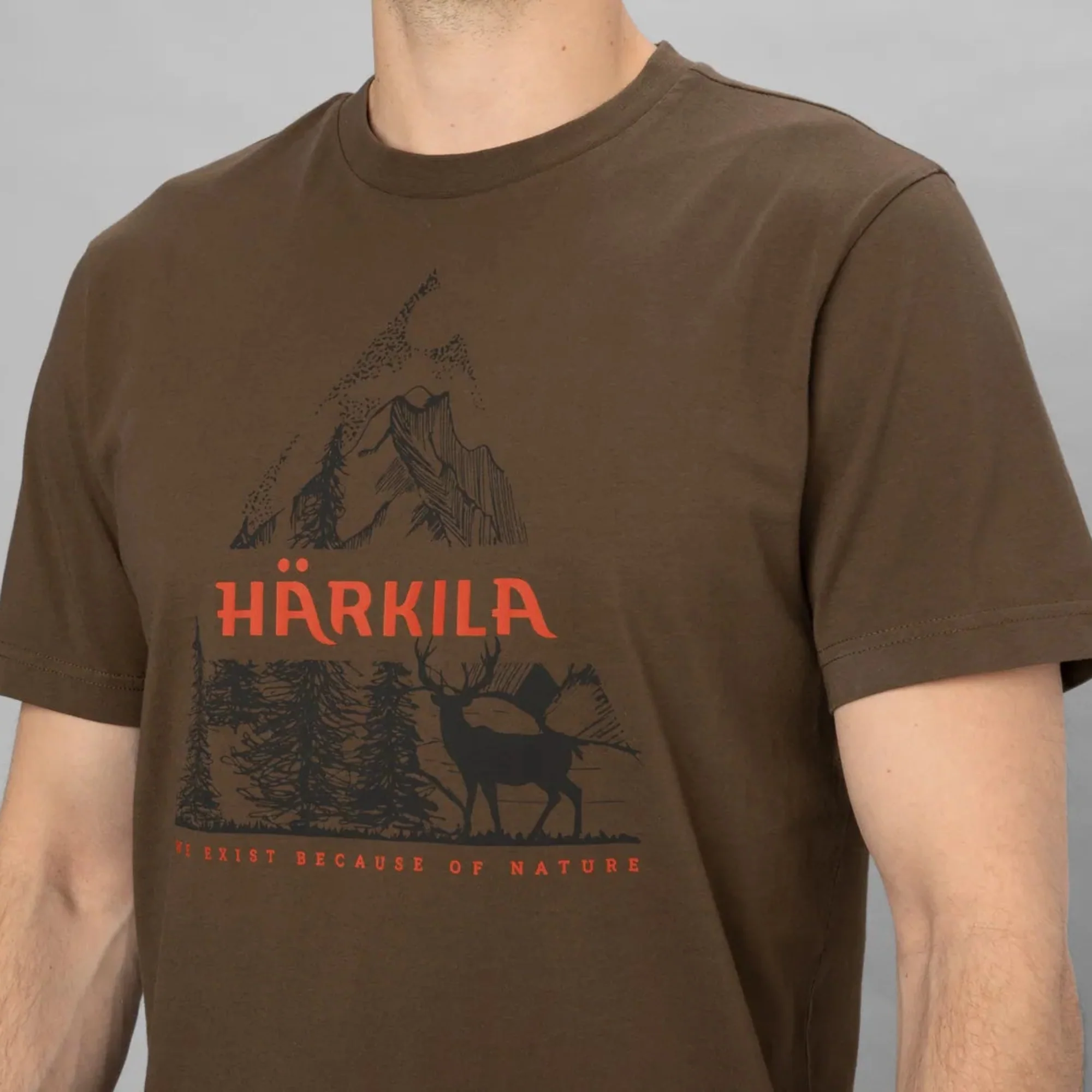 Härkila - Nature S/S T-Shirt // Slate black - Image 3
