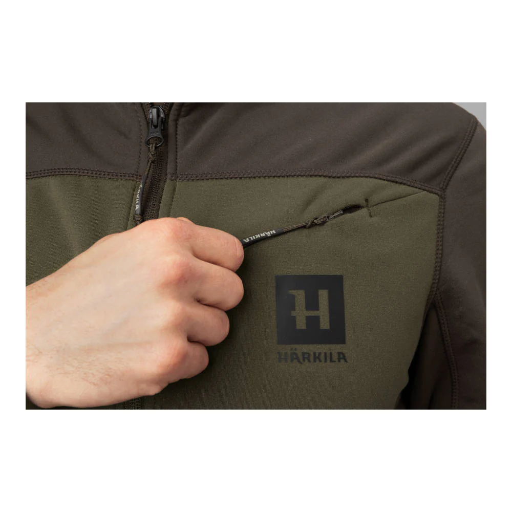 Härkila - Olaf Fleece Jakke // Willow Green - Image 9