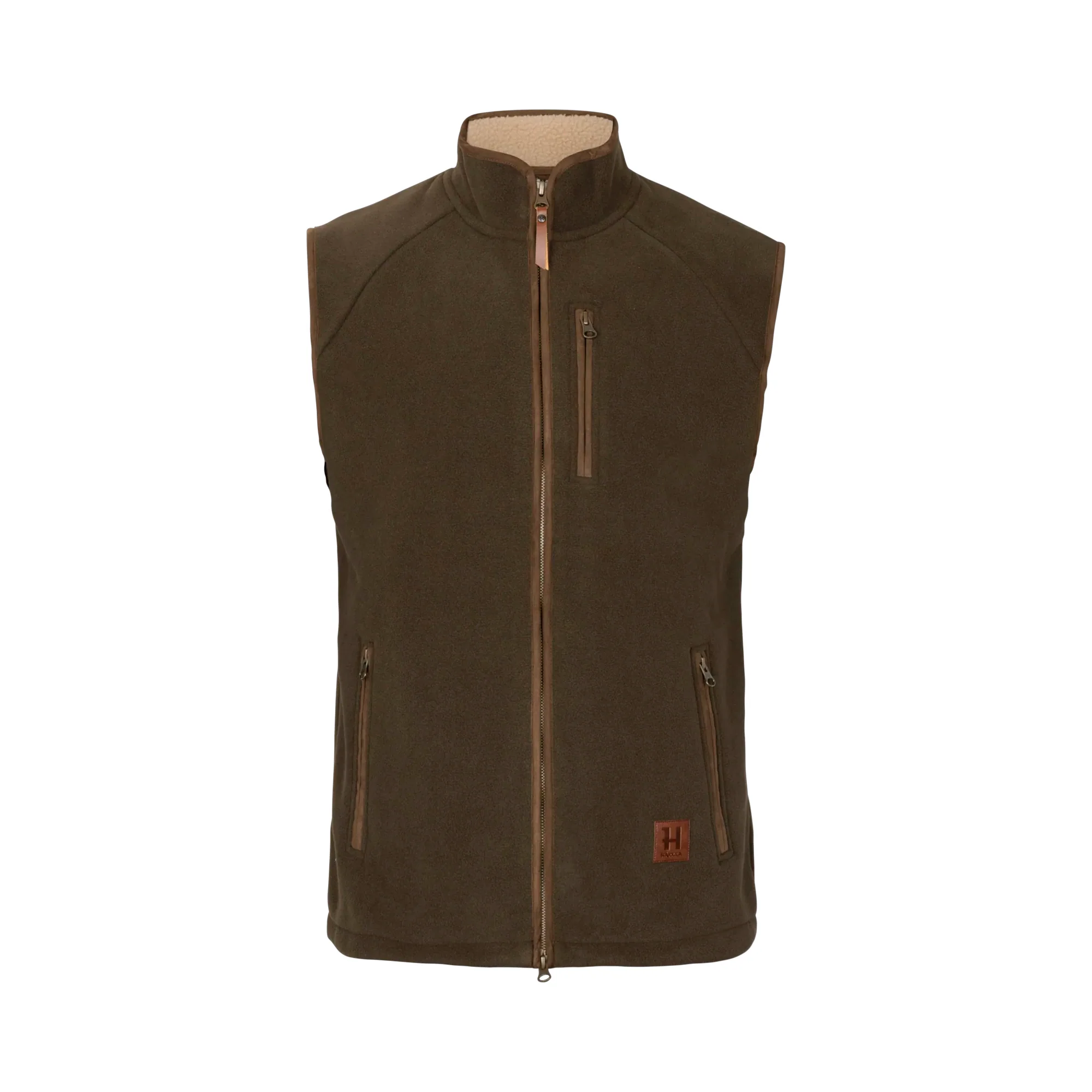 Härkila - Sandhem Sherpa Fleecevest // Willow Green