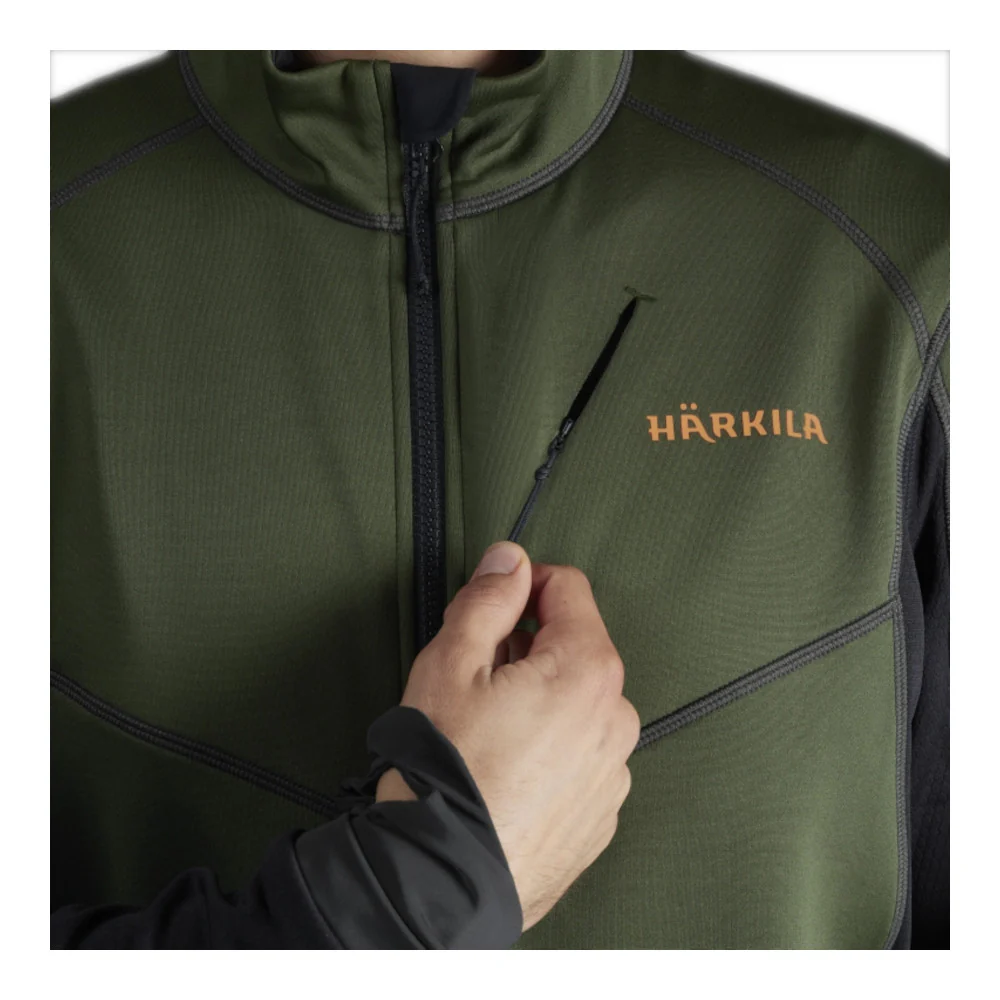 Härkila - Scandinavian Fleece Herre Jakke  // Grøn / Sort - Image 3