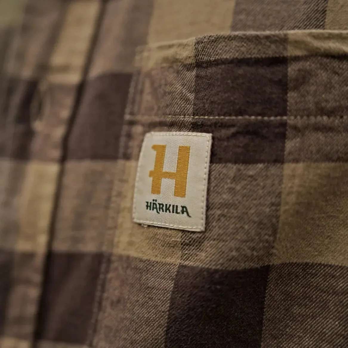 Härkila - Skandinavisk L/S-Skjorte // Antique Bronze Check - Image 6