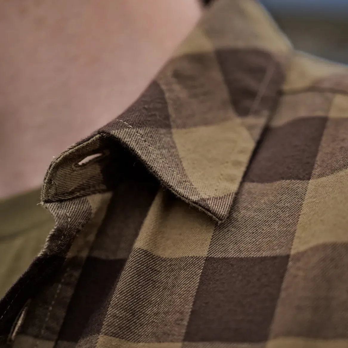 Härkila - Skandinavisk L/S-Skjorte // Antique Bronze Check - Image 7