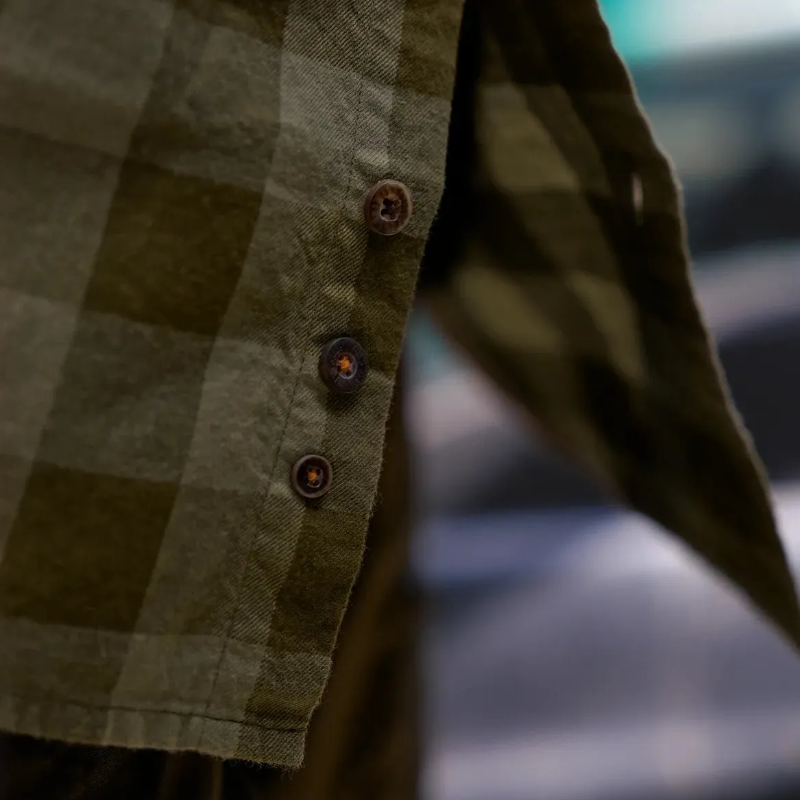 Härkila - Skandinavisk L/S-Skjorte // Dark Olive Check - Image 9