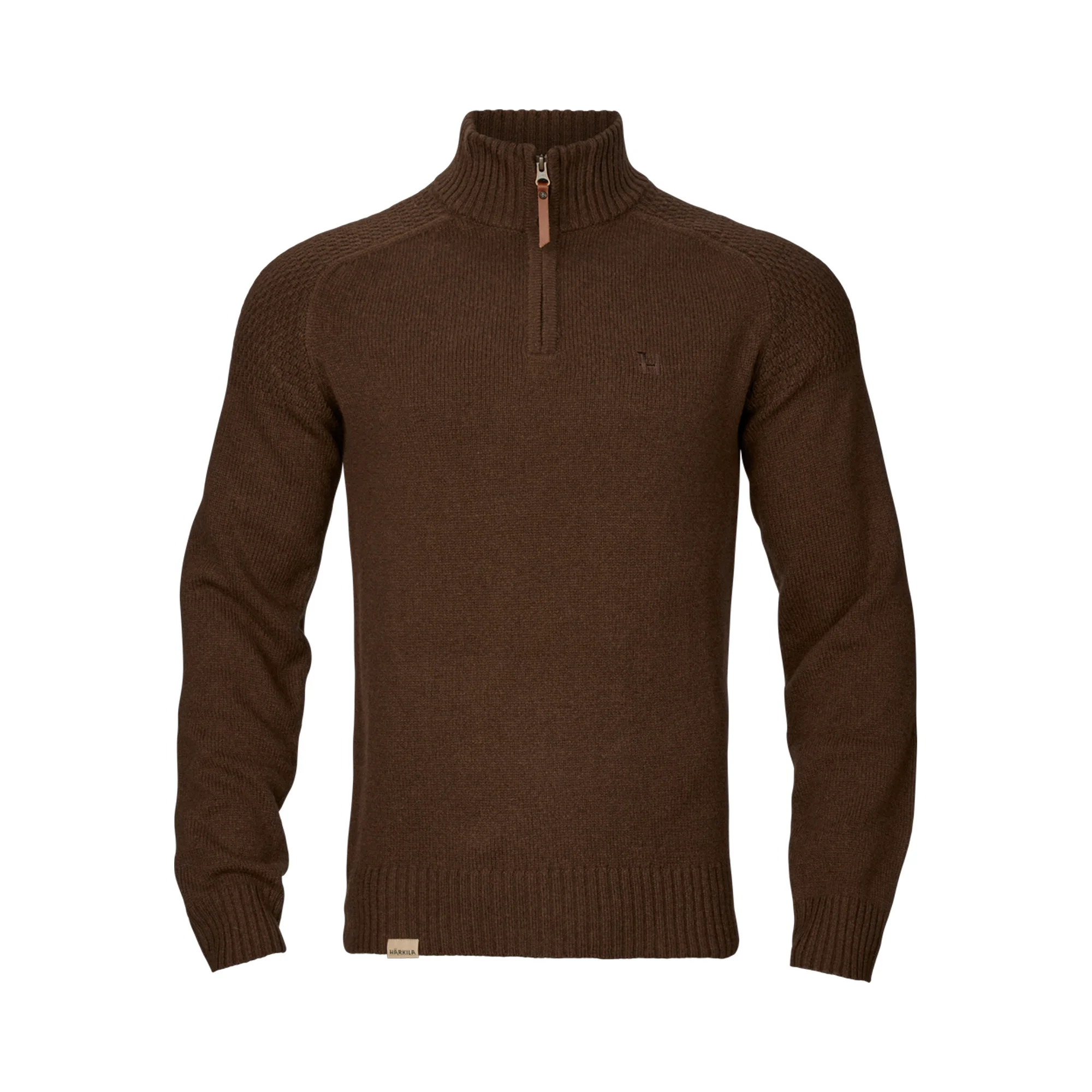 Härkila - Vincent Merino Half Zip Pullover // Demitasse Brown