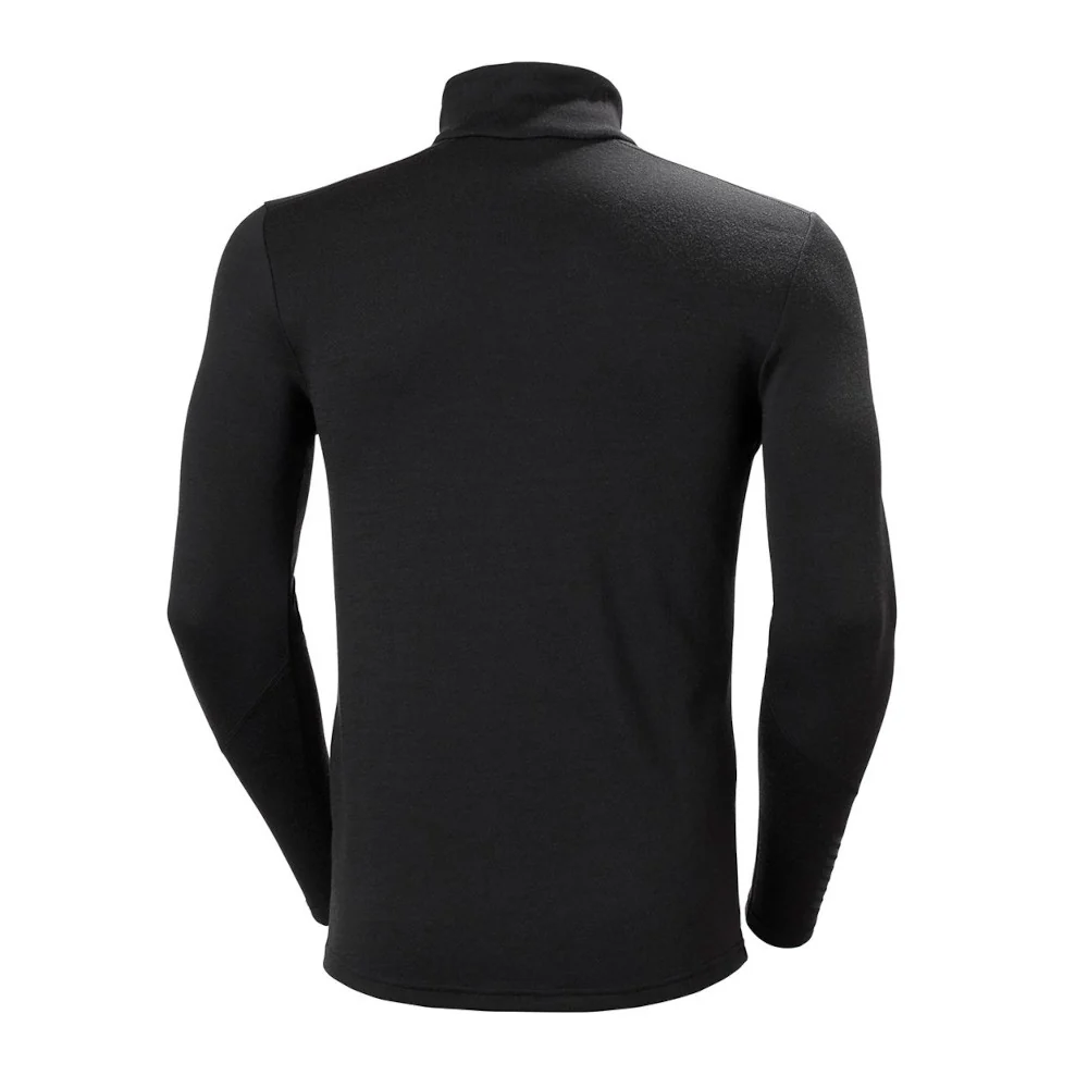 Helly Hansen - Lifa Merino 1/2 Zip Herre Undertrøje // Sort - Image 2
