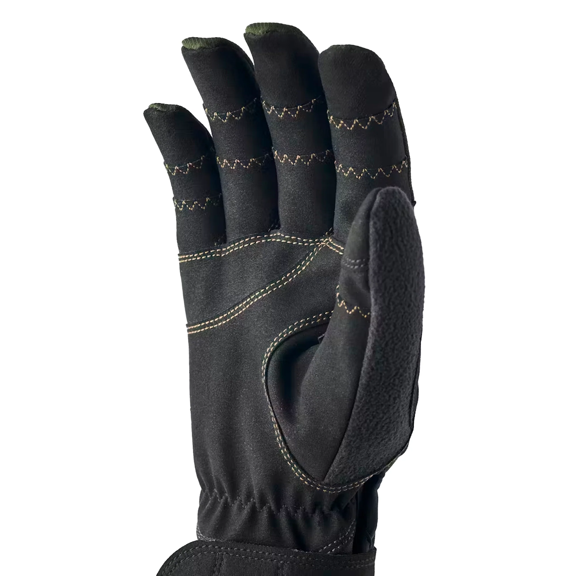 Hestra - Ergo Grip Wool Touring - 5 finger // Dark Forest/Sort - Image 3