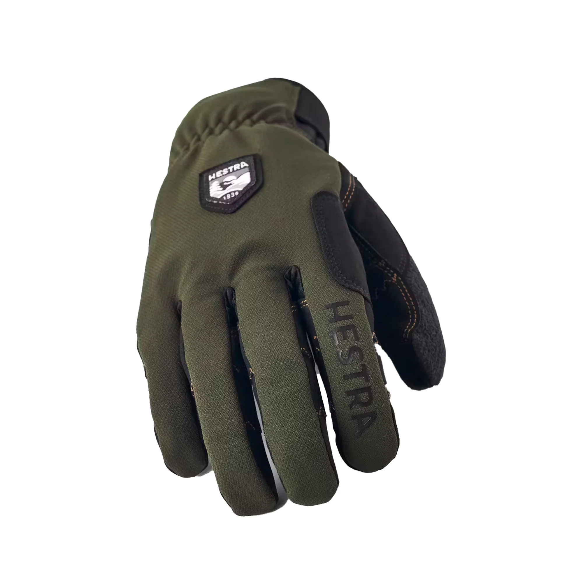 Hestra - Ergo Grip Wool Touring - 5 finger // Dark Forest/Sort - Image 4