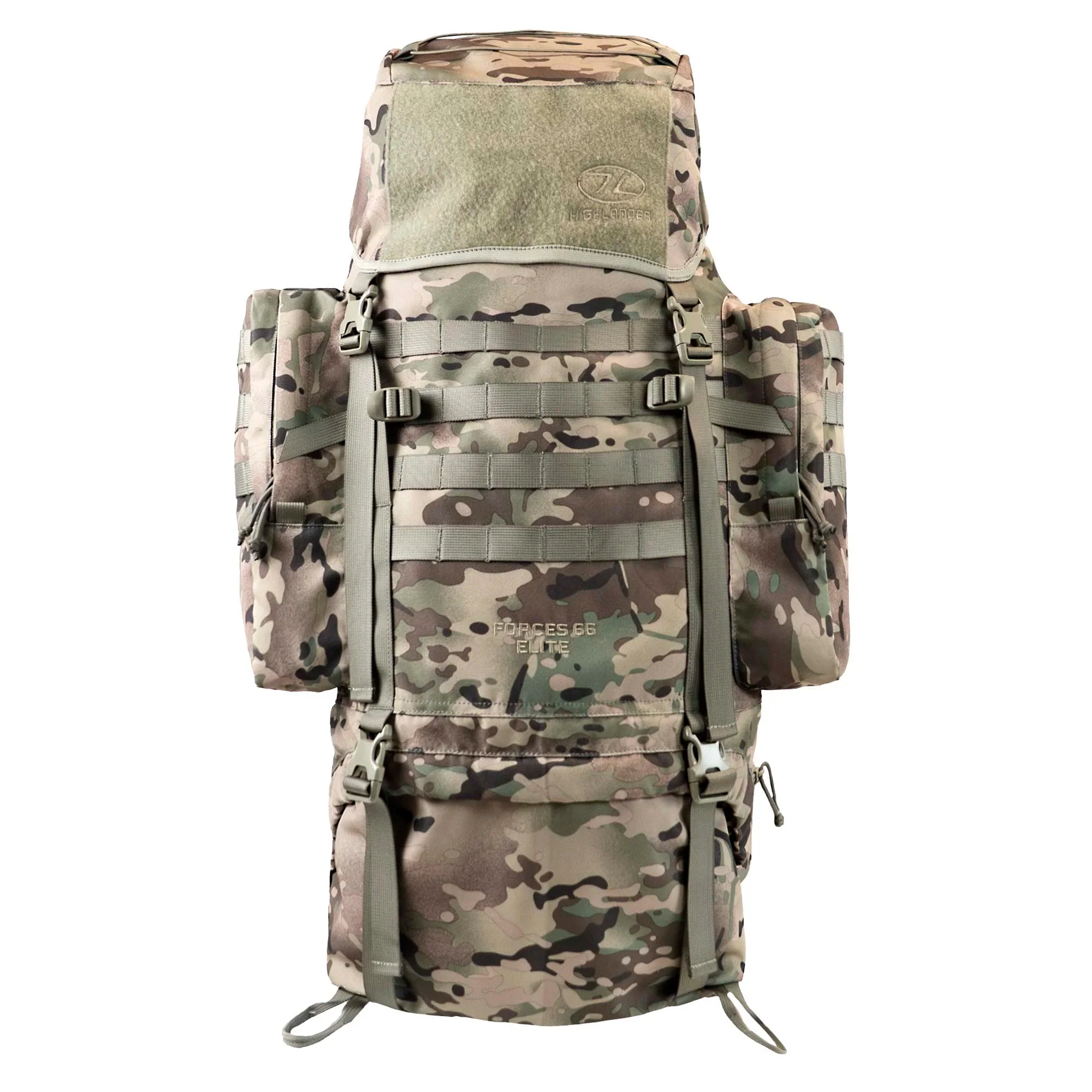 Highlander - Forces Elite Patruljerygsæk 66L // HMTC/Camo