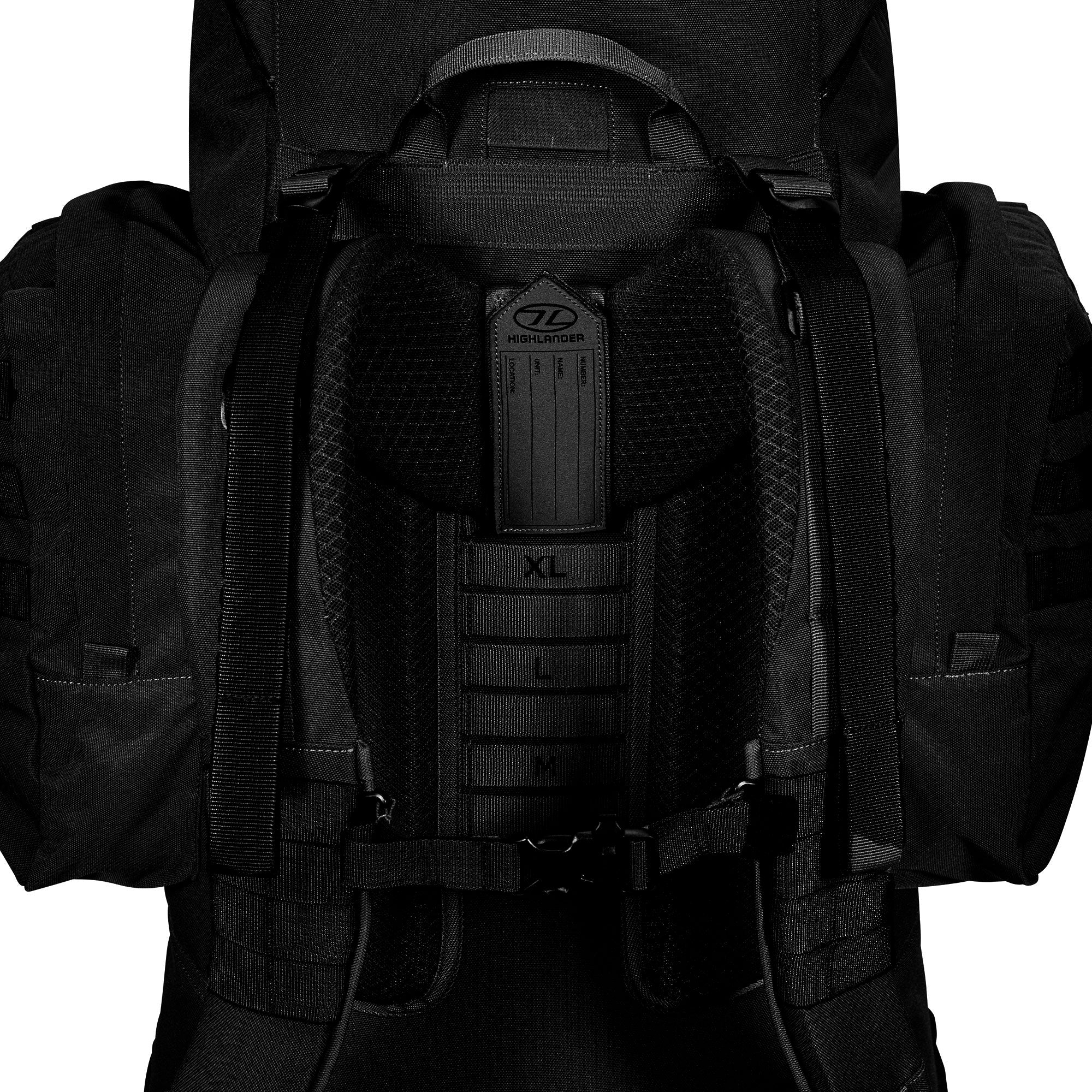 Highlander - Forces Elite Patruljerygsæk 88L // Sort - Image 5