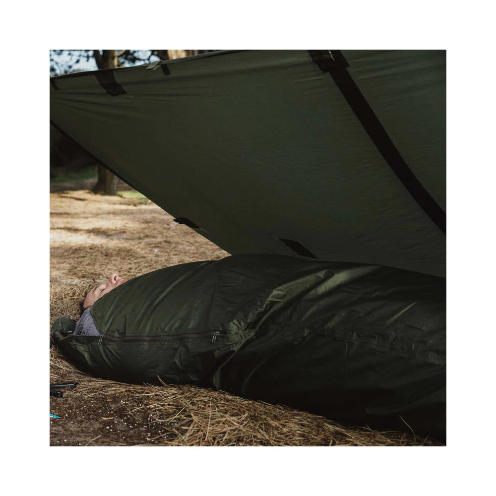 Highlander - Hawk Bivvy Vandtæt Soveposeovertræk Olivengrøn - Image 4
