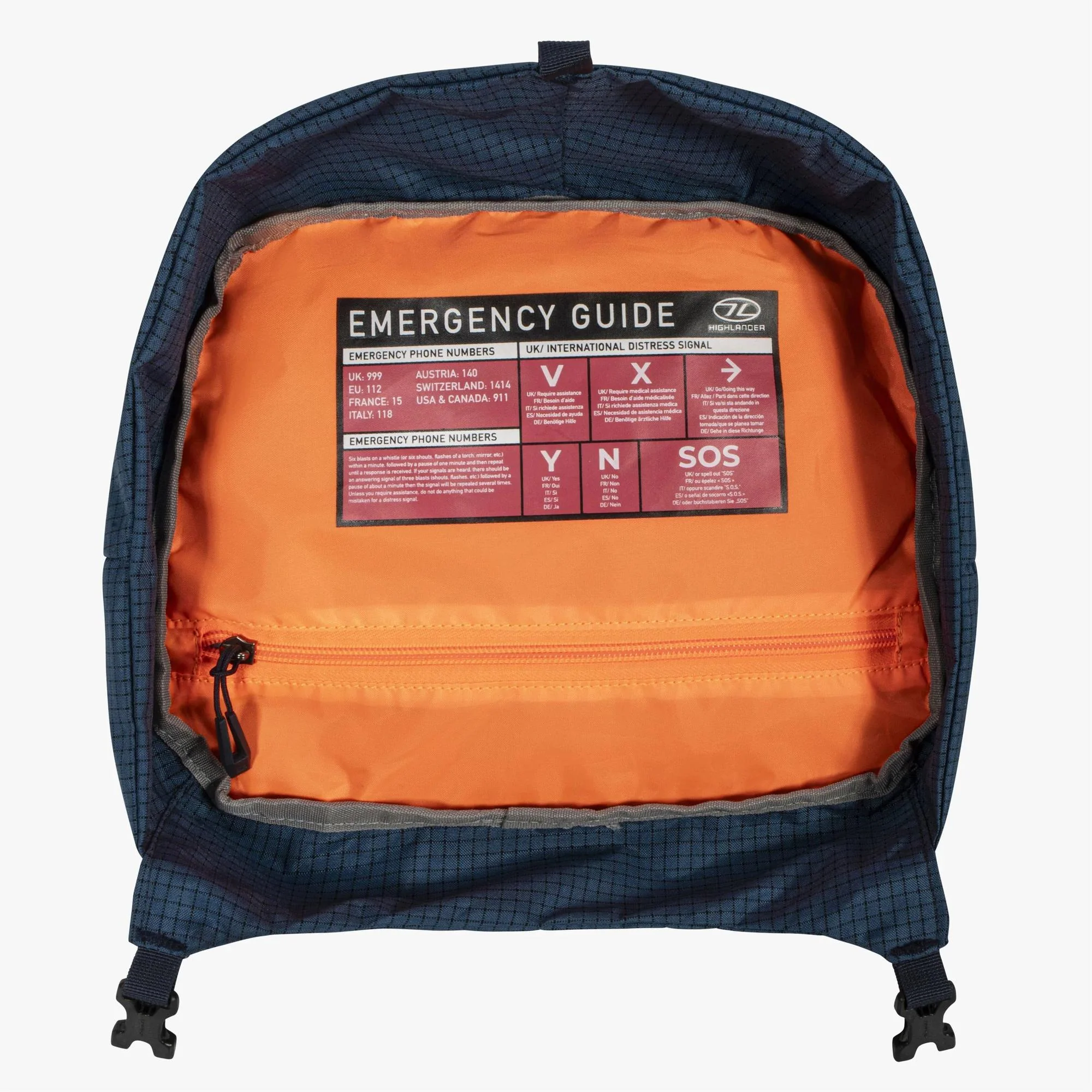 Highlander - Vulkan Rygsæk 45L // Navy Blue - Image 13