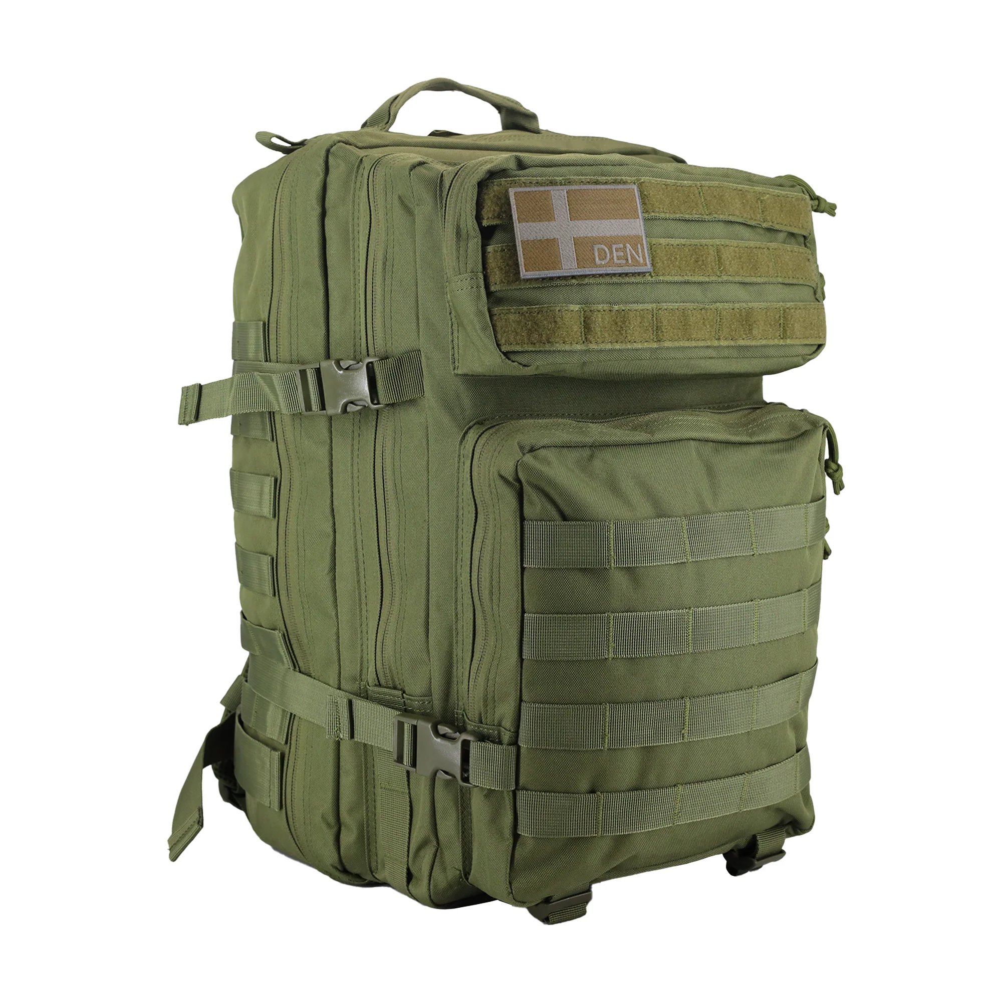 K-Force - Tactical Assault Rygsæk Large 40L // Olivengrøn